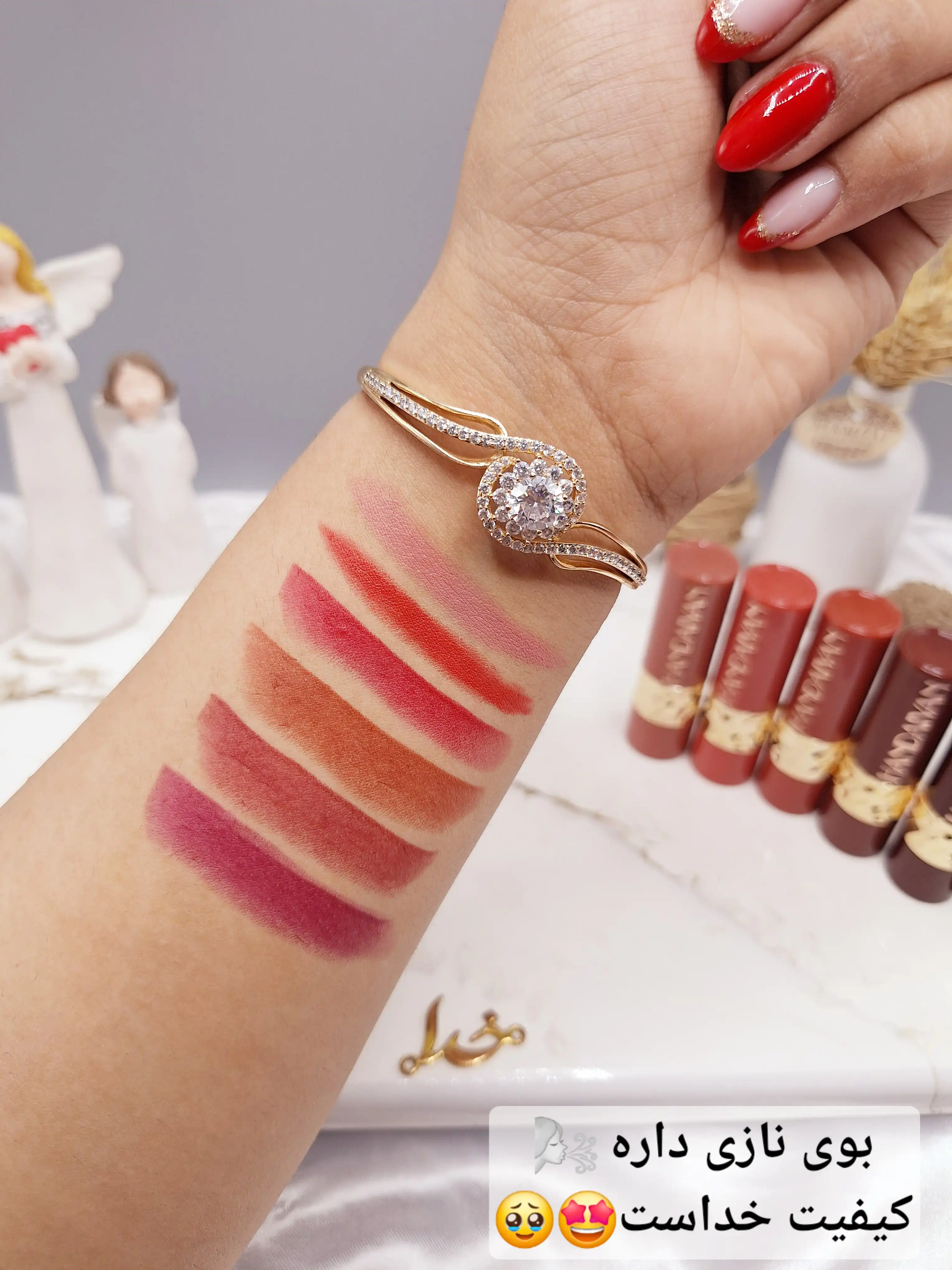 پک رژ لب جامد 6 عددی برند هندیان HANDAIYAN کد H1062