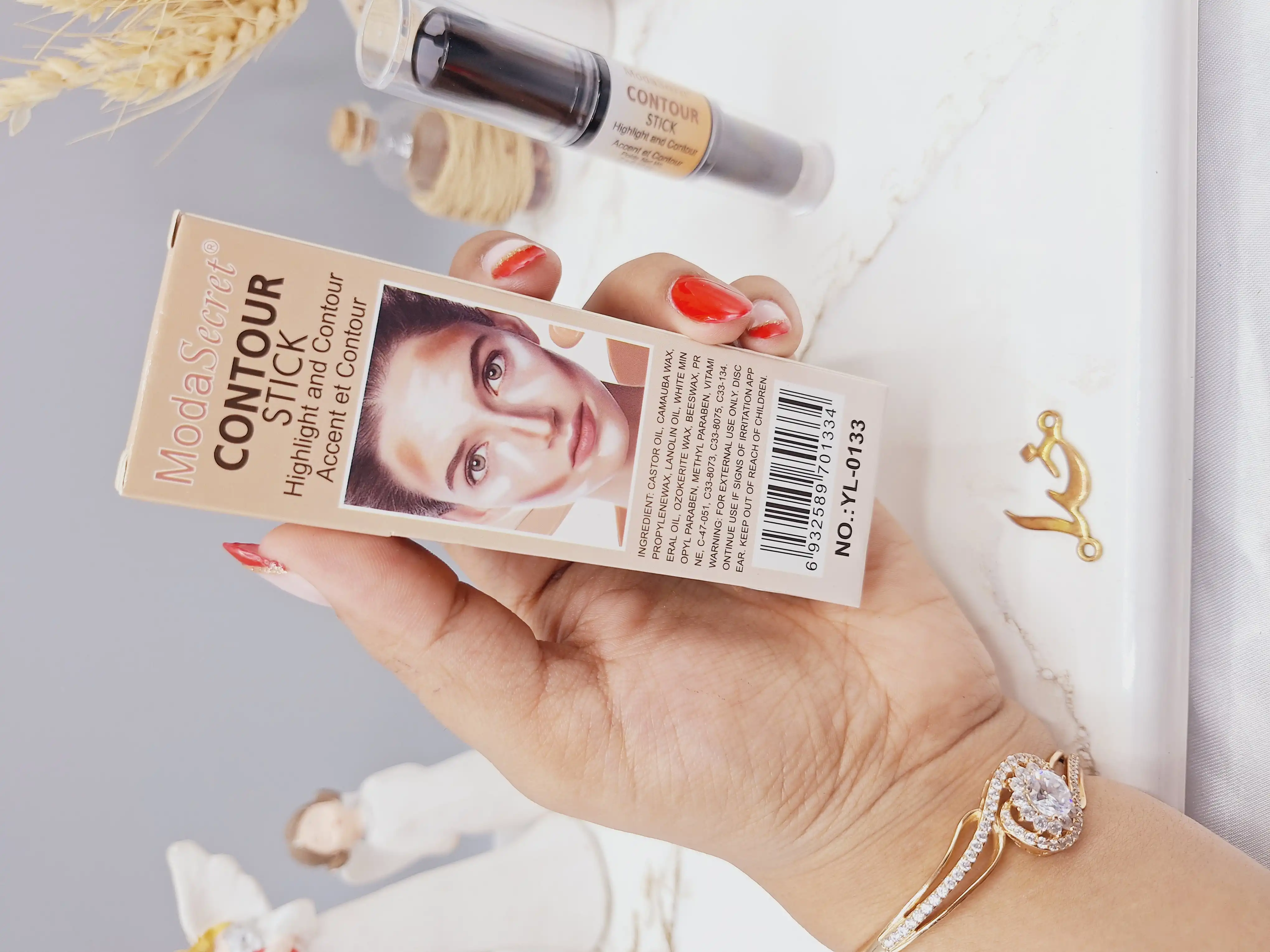 کانتور و کانسیلر استیکی دو طرفه Moda Seret کد YL0133