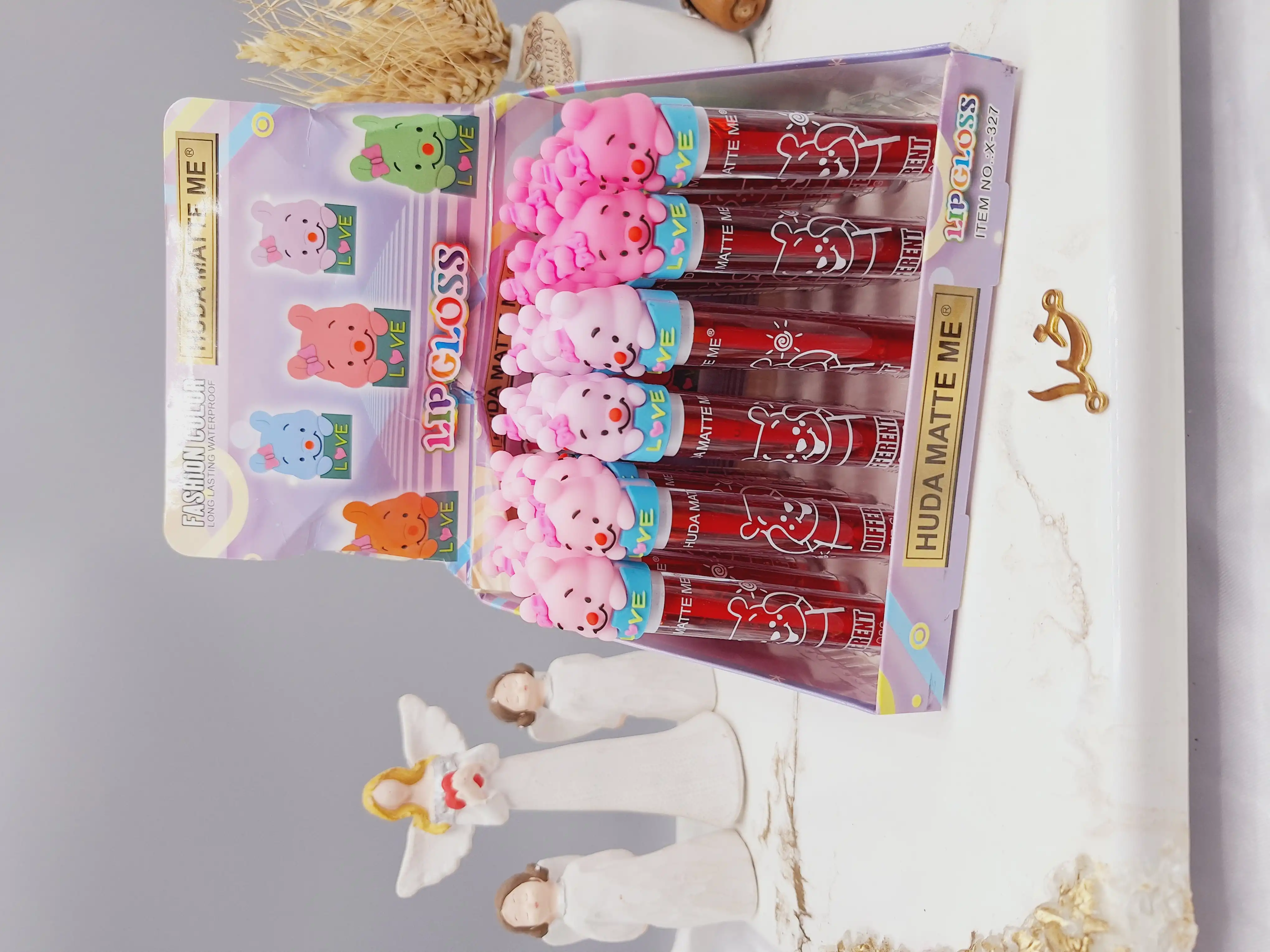 تینت لب طرح خرس کیوت هدا مات می HUDA MATTE ME کد X327