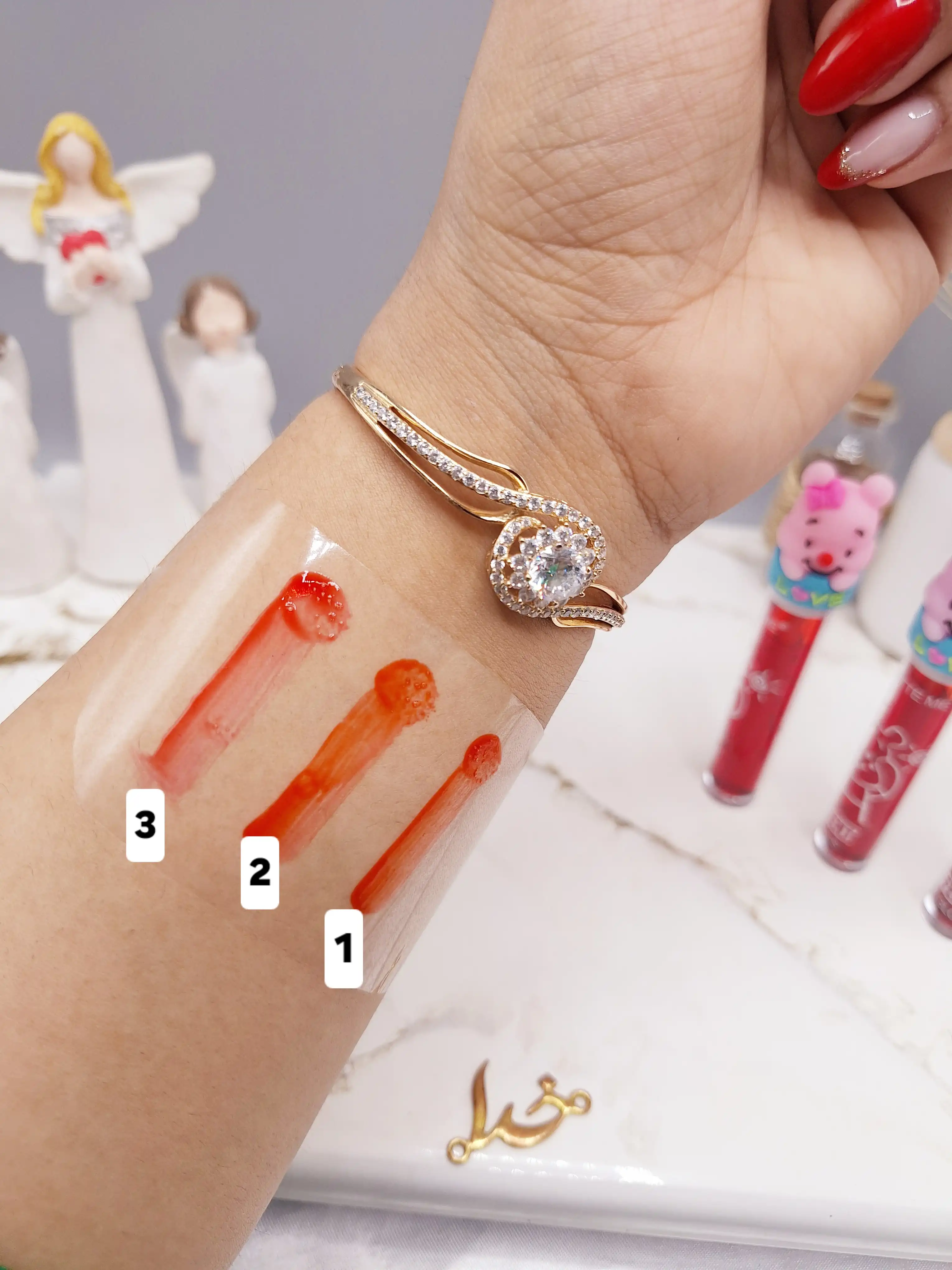 تینت لب طرح خرس کیوت هدا مات می HUDA MATTE ME کد X327