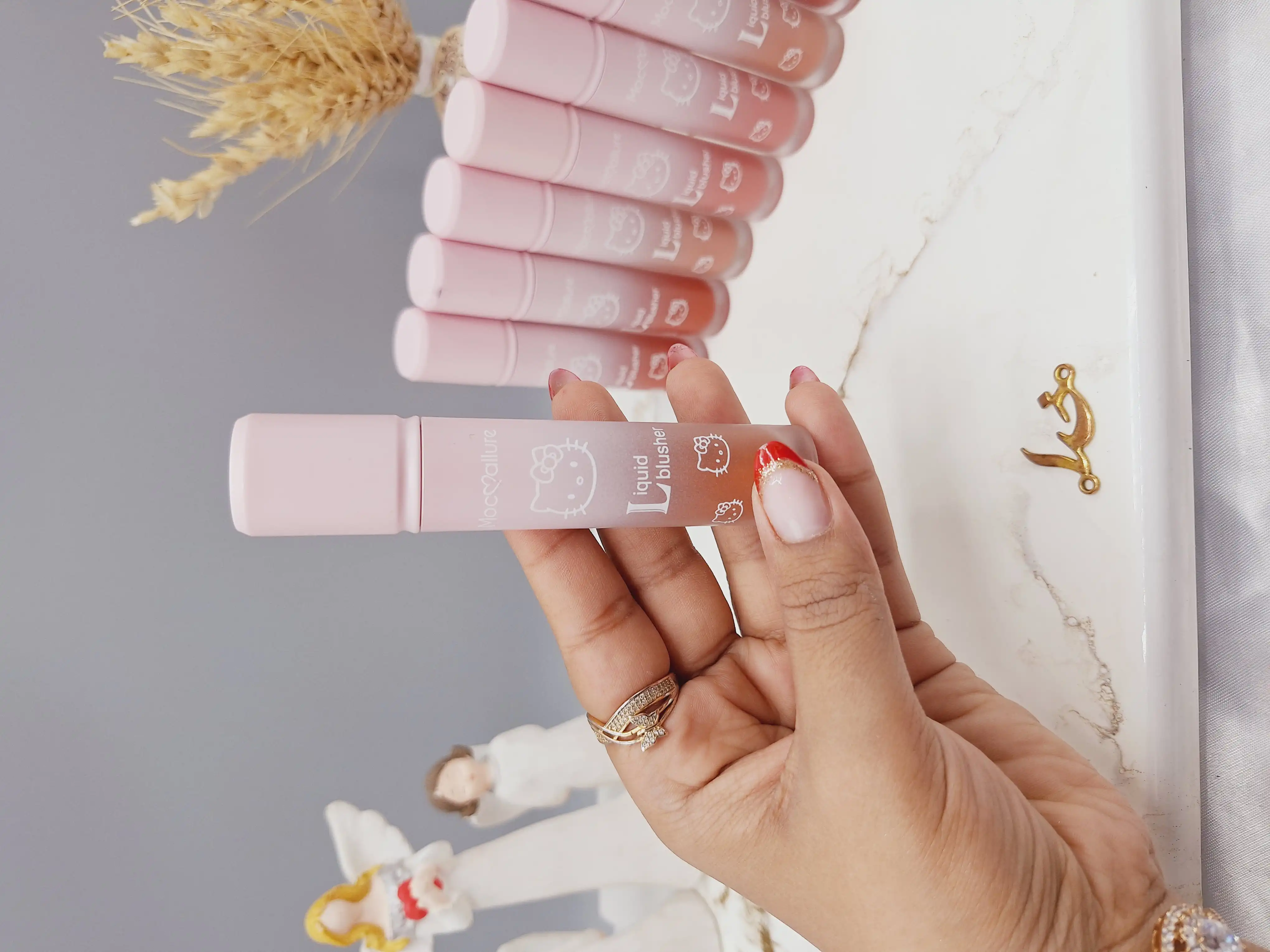 رژ گونه آرایش مایع کیتی موکالره Mocallure  کد moc437