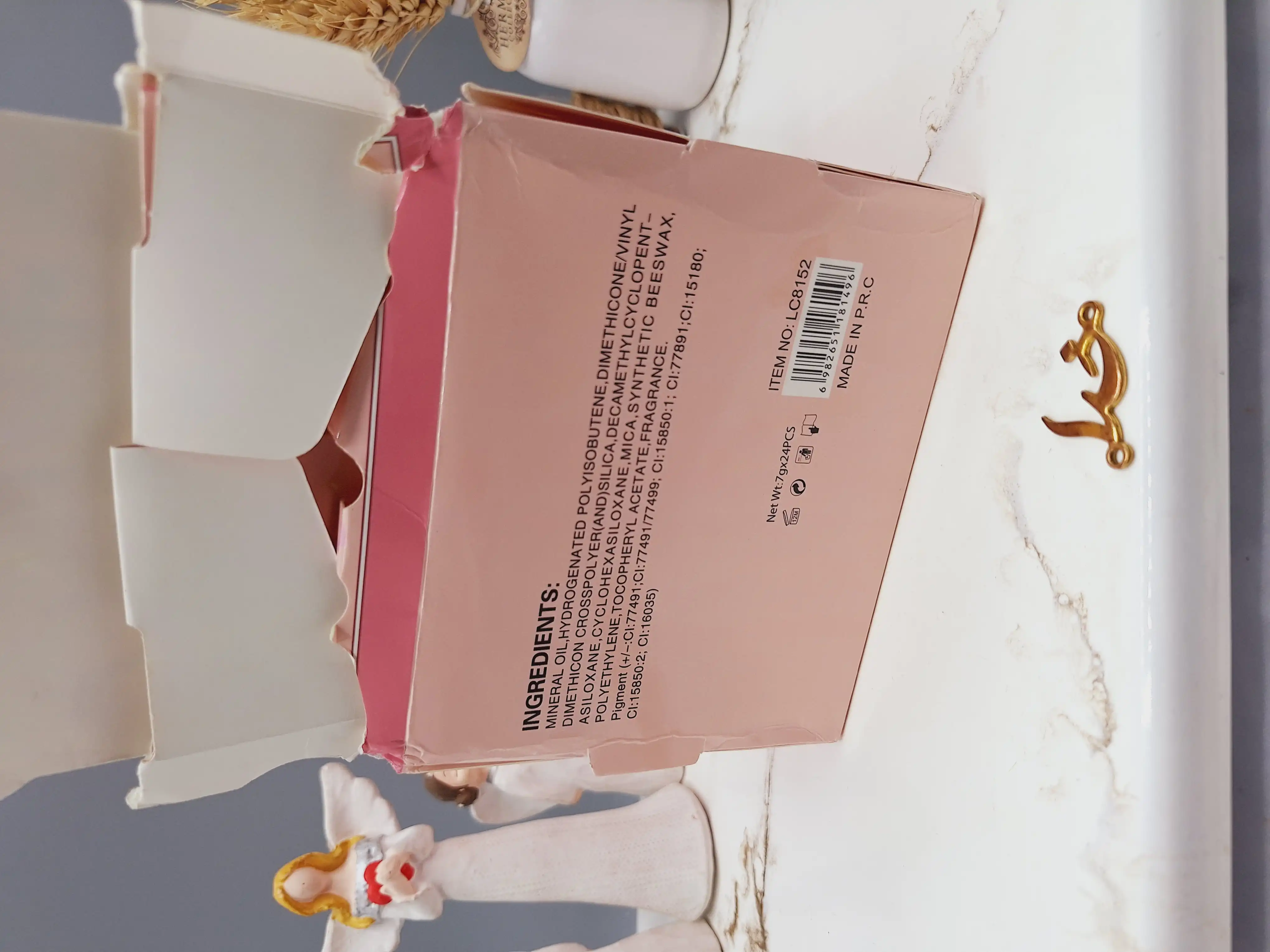 لیپ گلاس گلیتری طرح کفش سیندرلا کد LC8152