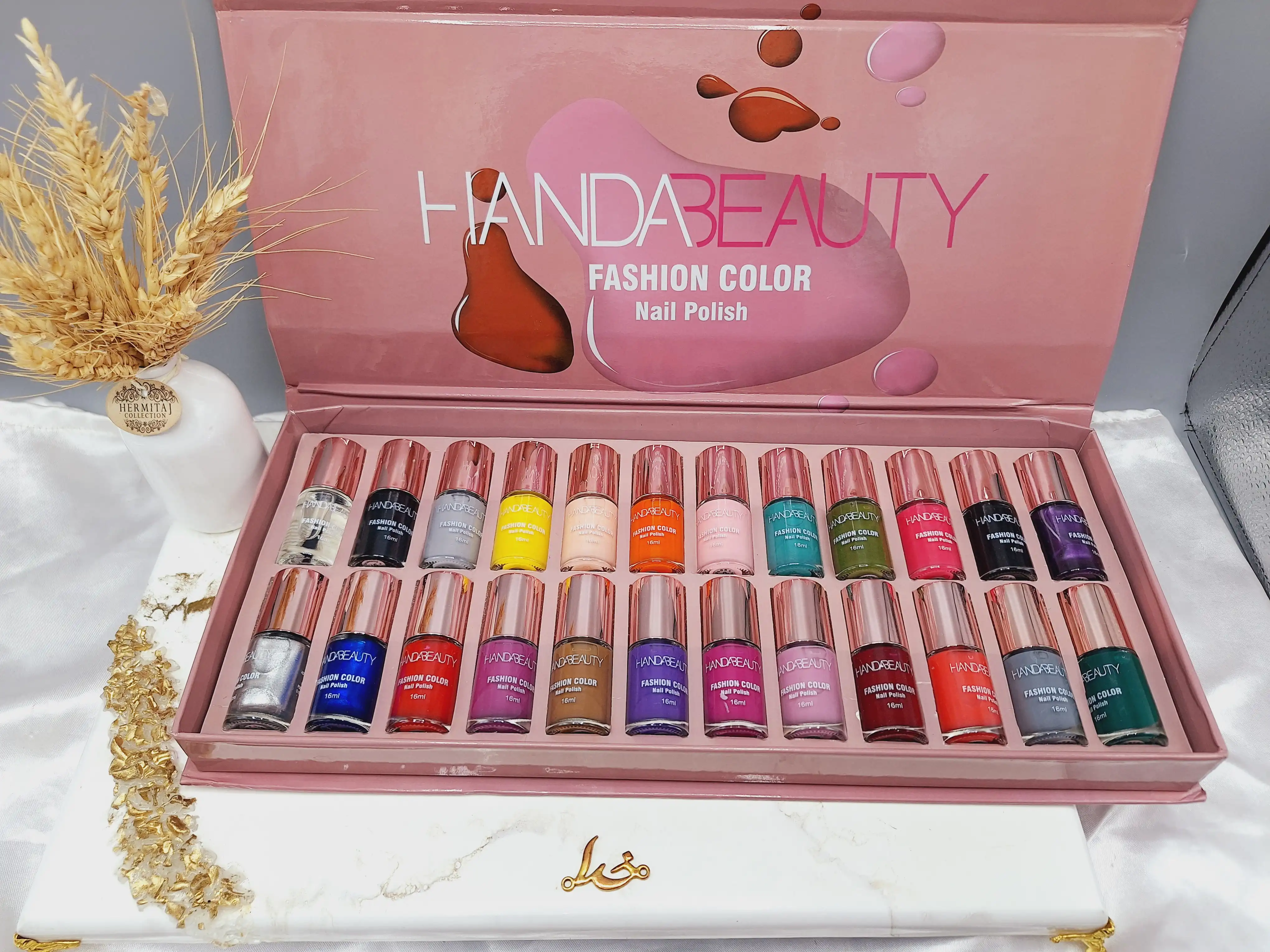 پک لاک 24تایی پرطرفدار و با کیفیت HANDABEAUTY کد 2136