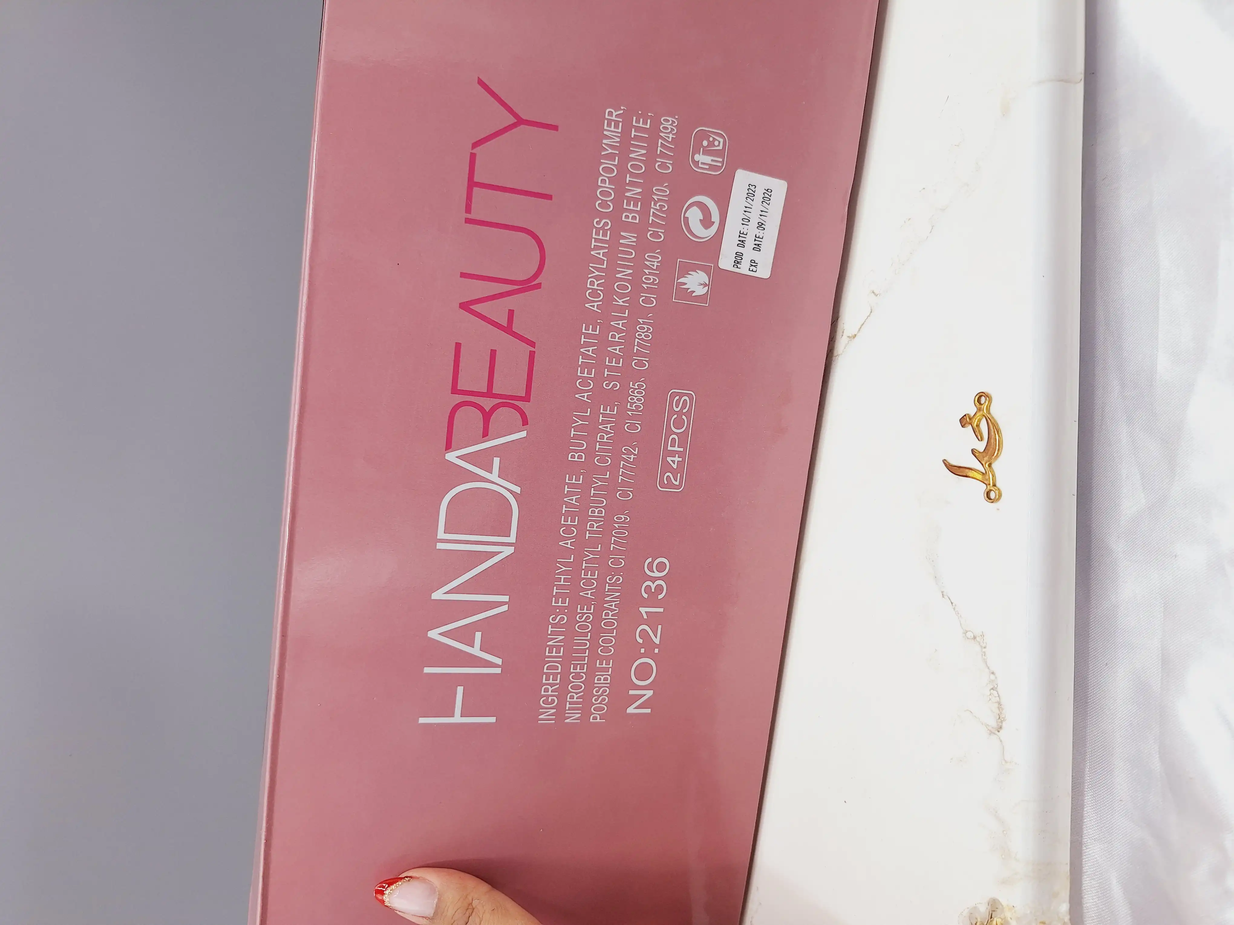 پک لاک 24تایی پرطرفدار و با کیفیت HANDABEAUTY کد 2136