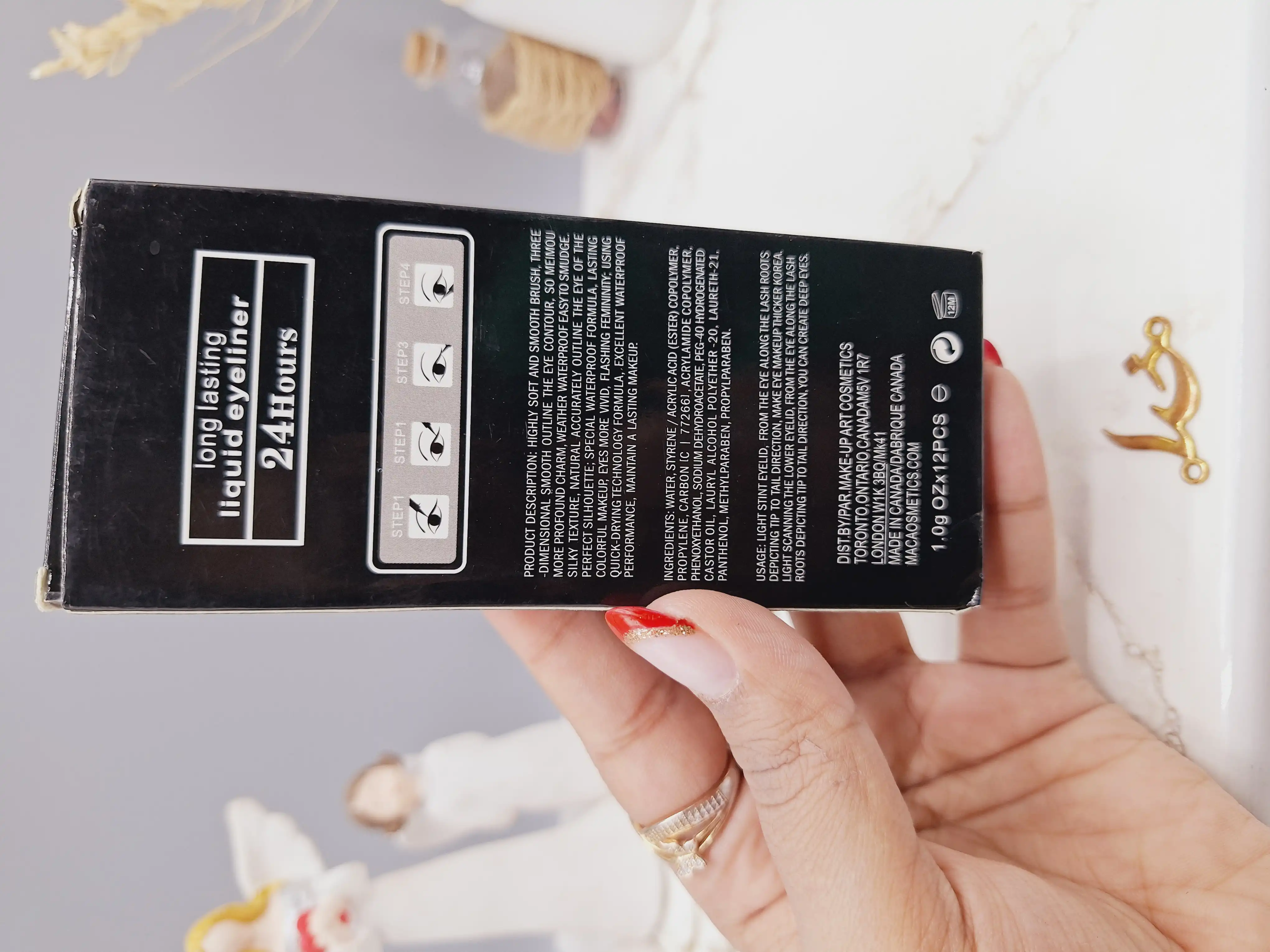 خط چشم مشکی ماژیکی مدل خودکاری