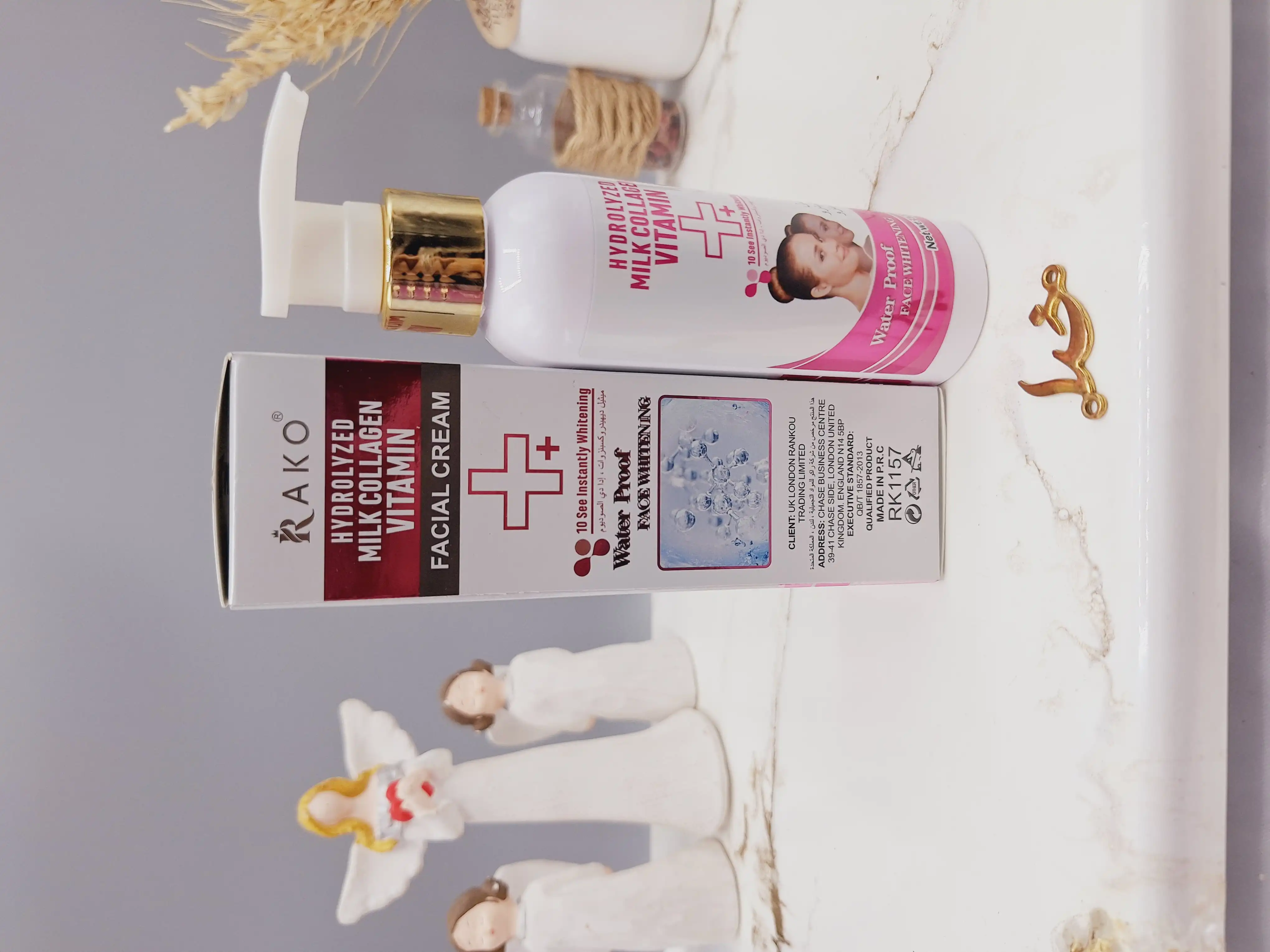 کرم مرطوب کنندہ و سفید کنندہ کل بدن  برند راکو RAKO کد 3197