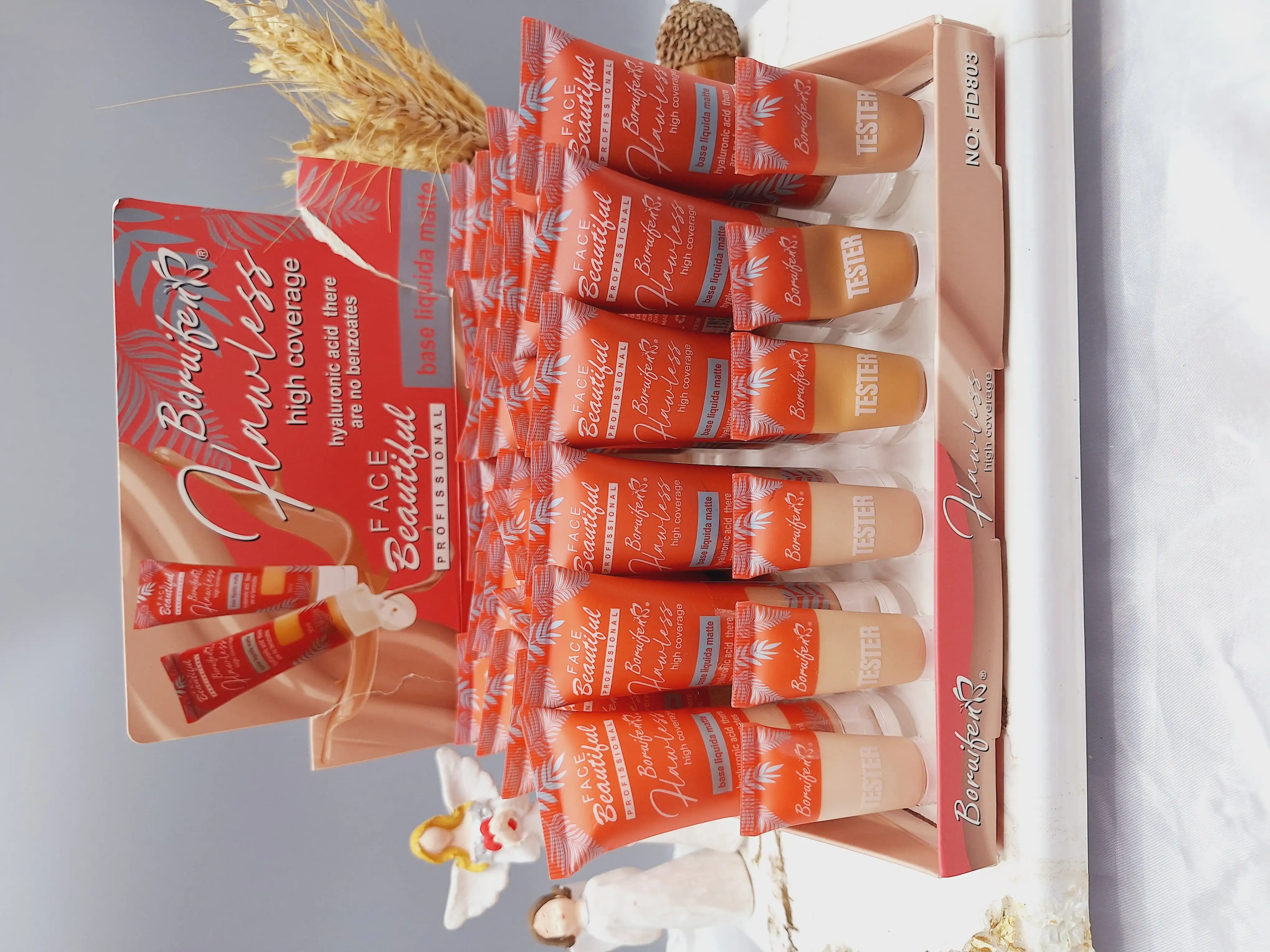 کرم پودر تیوپی برند Hawless کد FD803