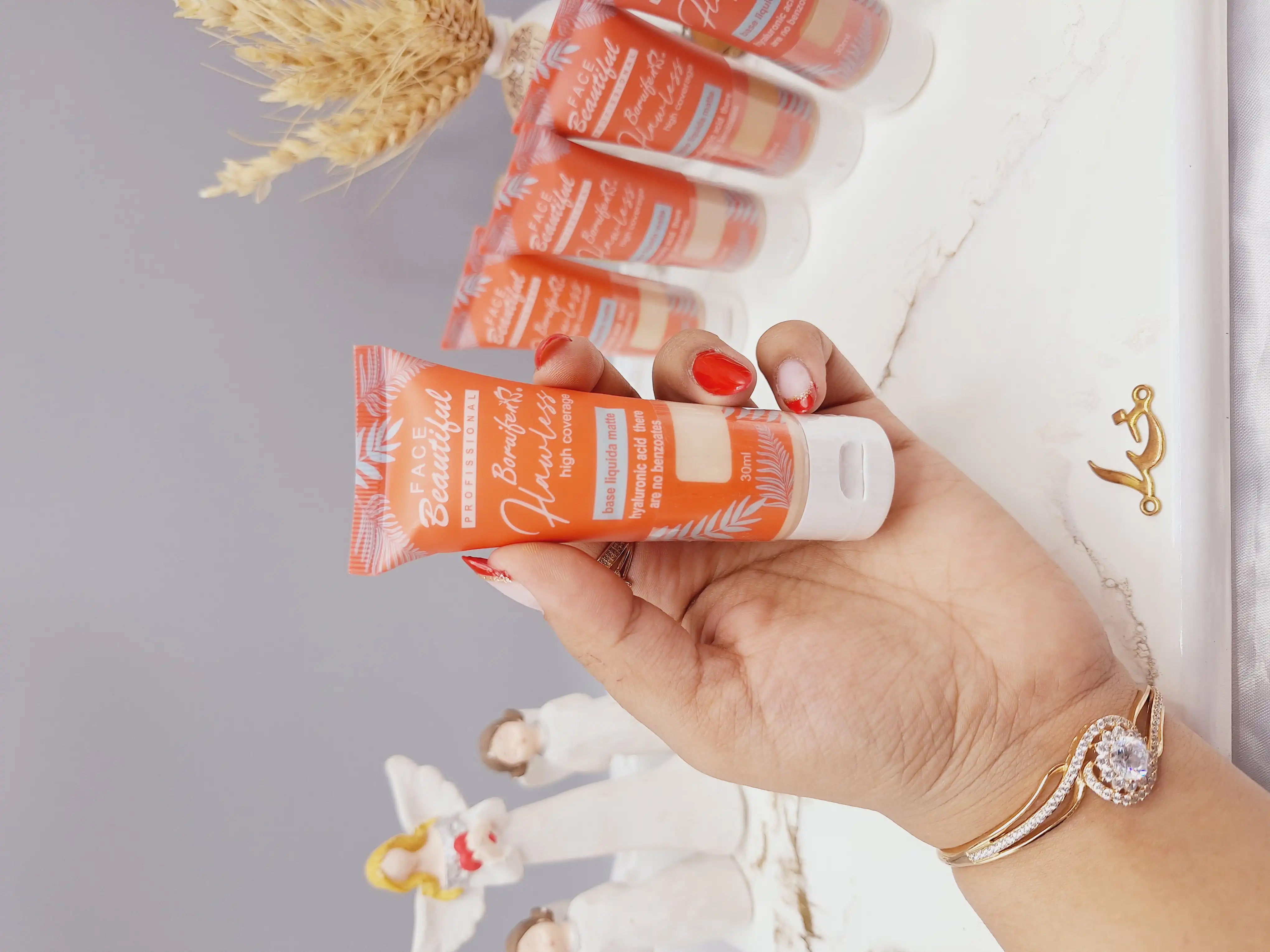 کرم پودر تیوپی برند Hawless کد FD803