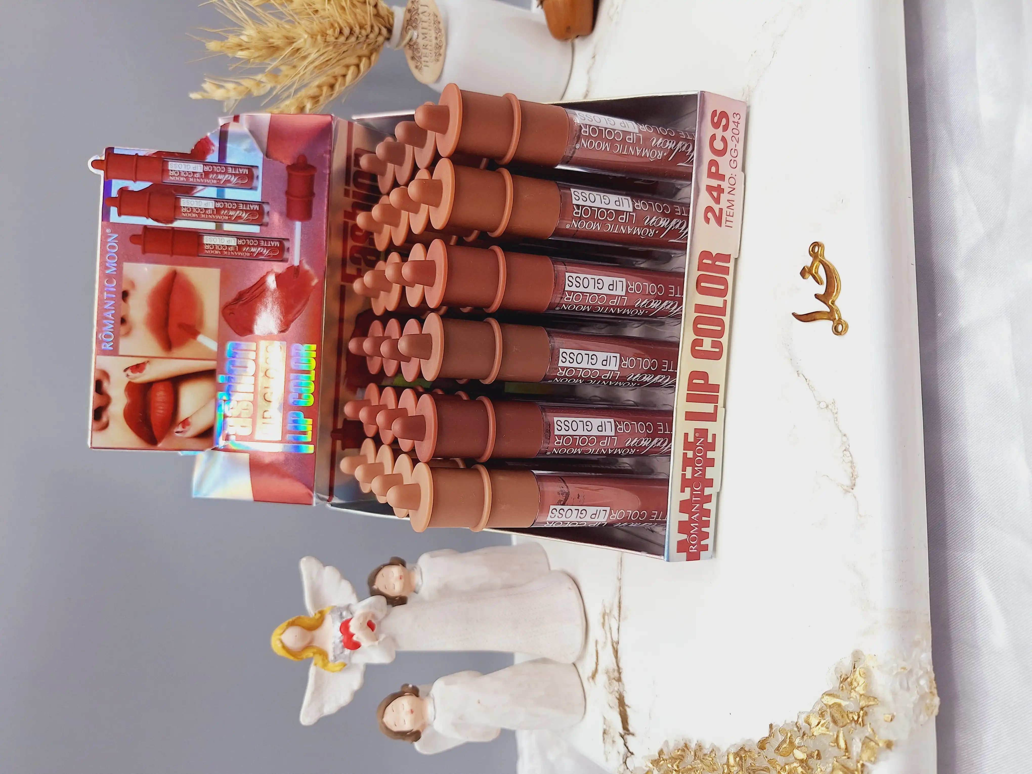 پک رژ لب مایع 6 عددی مات برند ROMANTIC MOON کد GG_2043