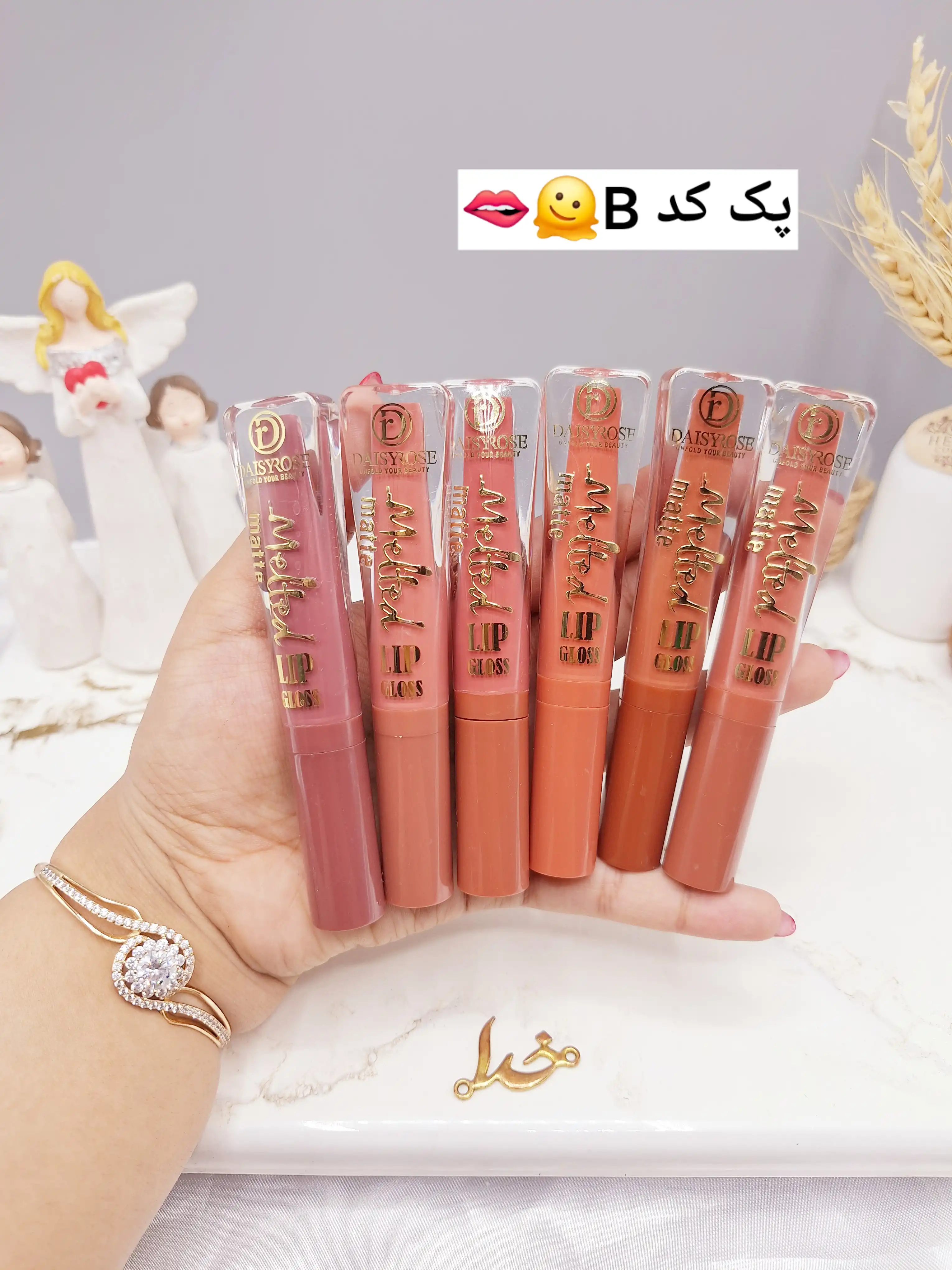 پک رژ لب مایع 6 عددی برند DAISYROSE کد DS_236262