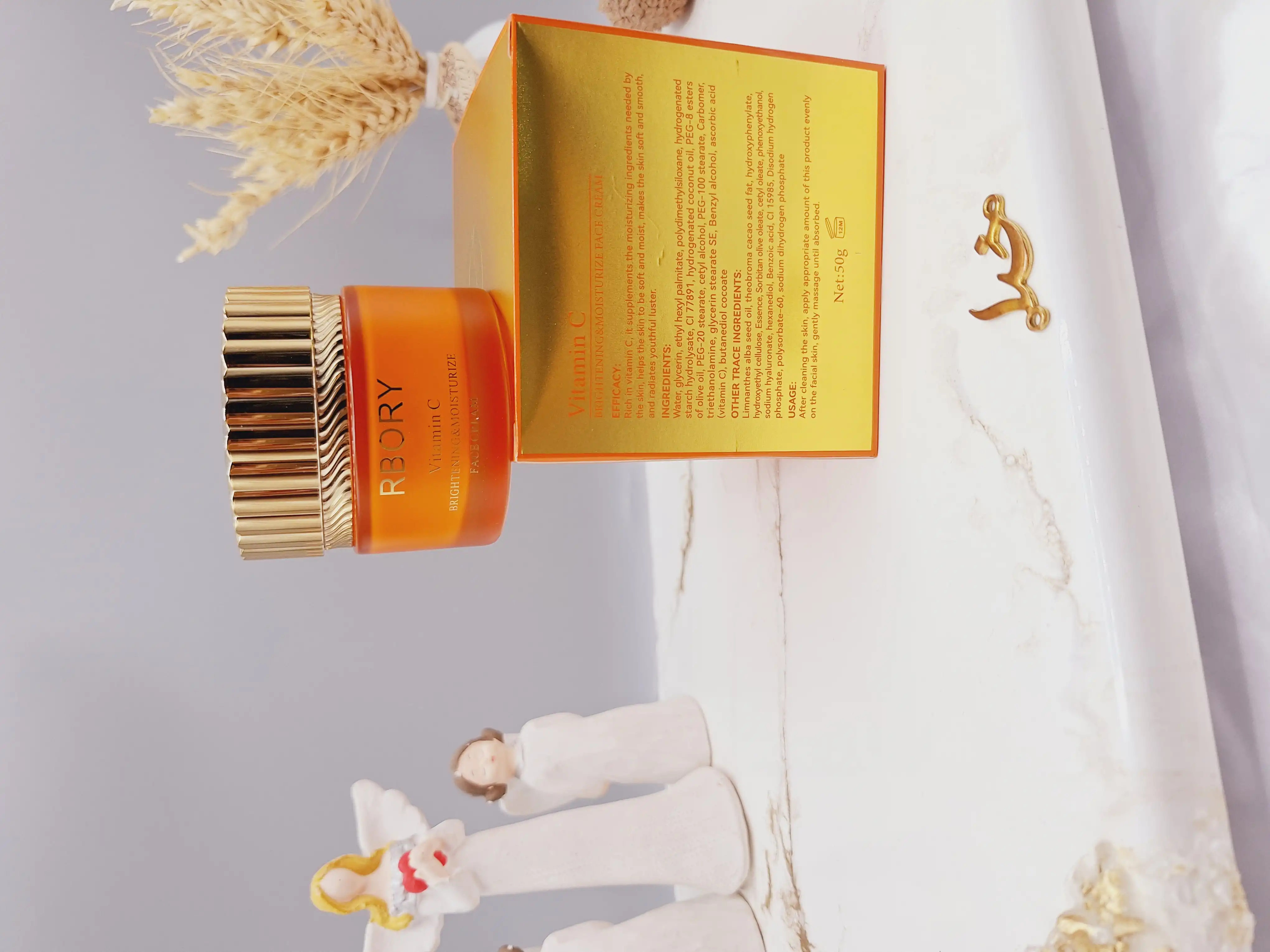 کرم روشن کننده و ضدلک ویتامین سی برند معروف RBORY کد 9687 (اصلی)