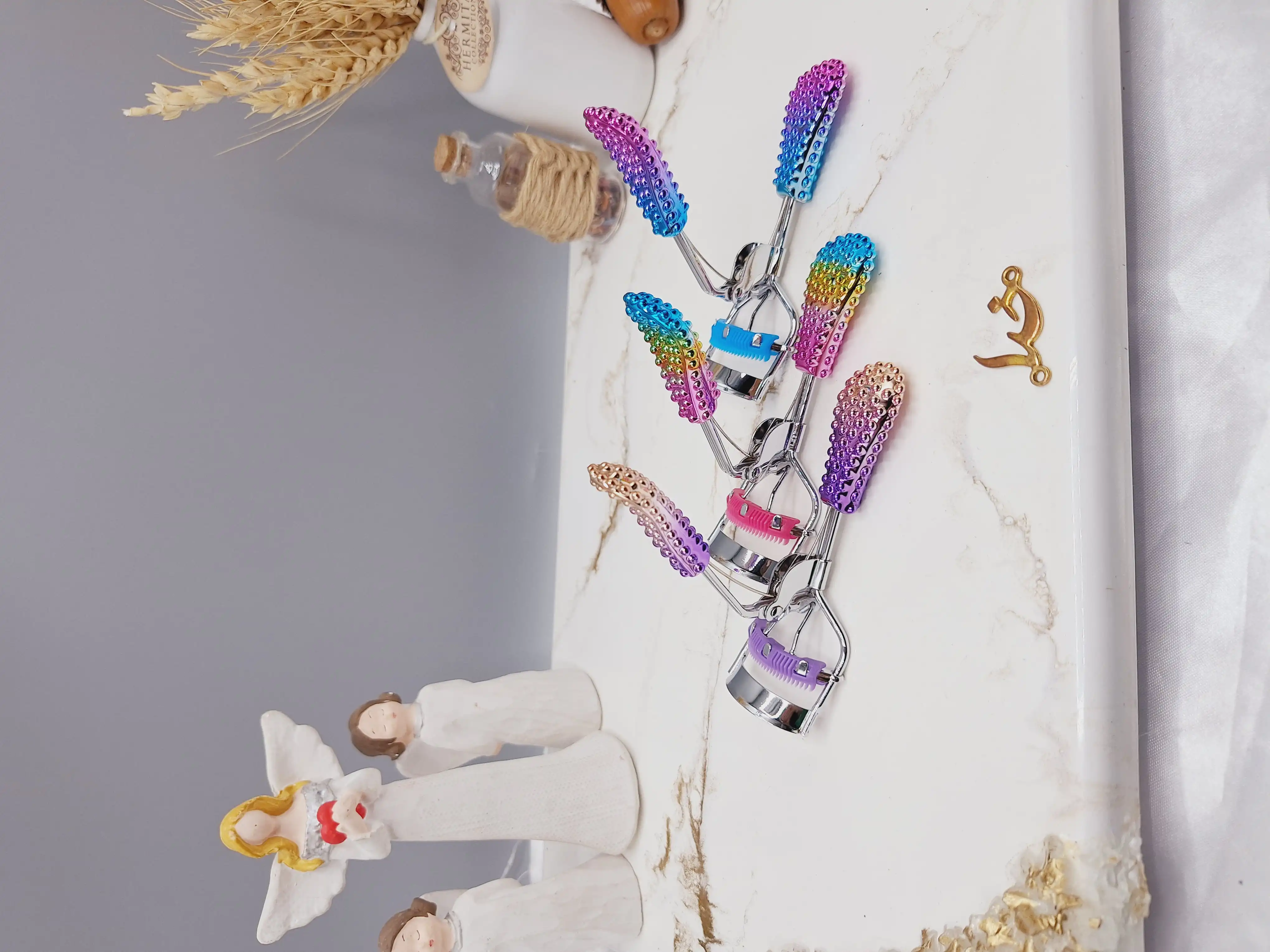 فرمژه برس دار دسته نگینی درجه 1