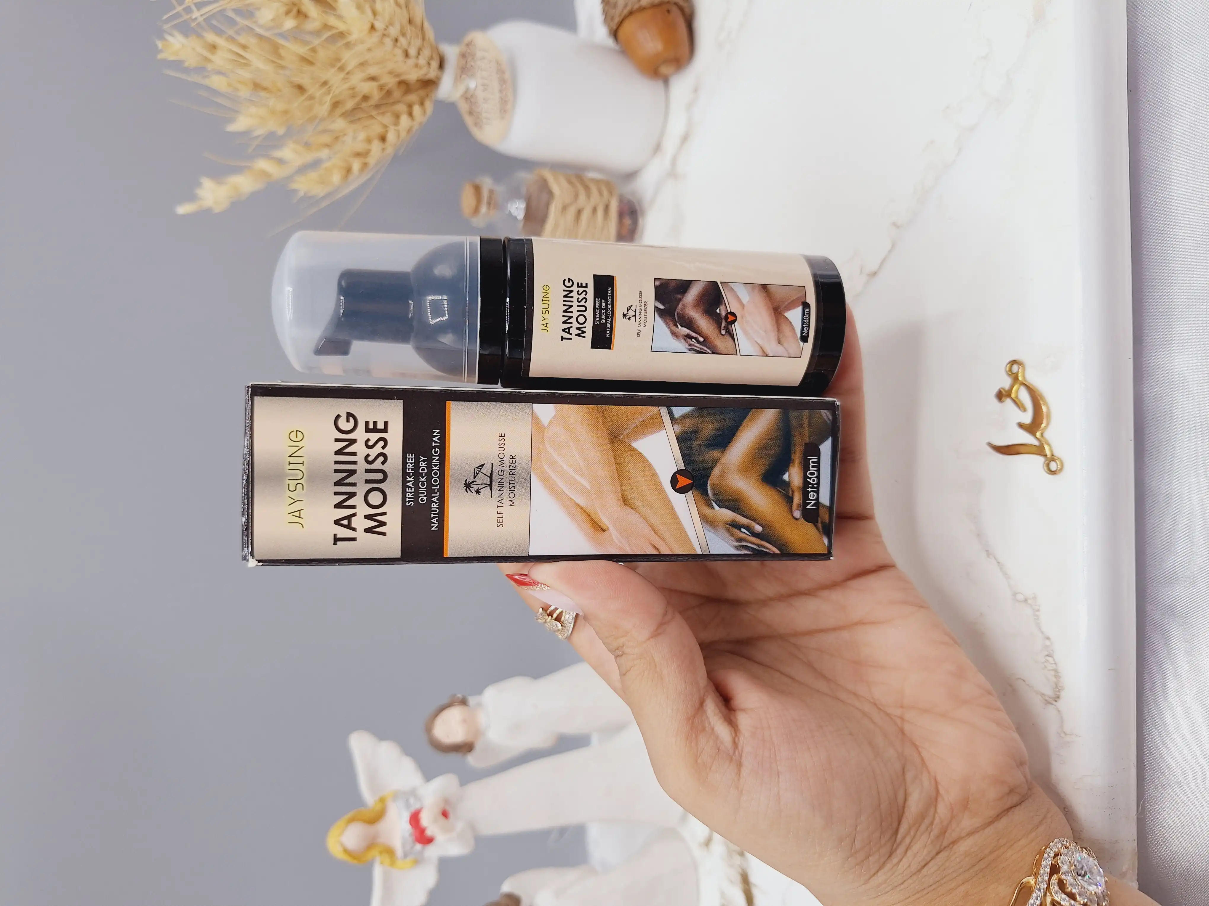 موس برنزه کننده پوست برند JAYSUING