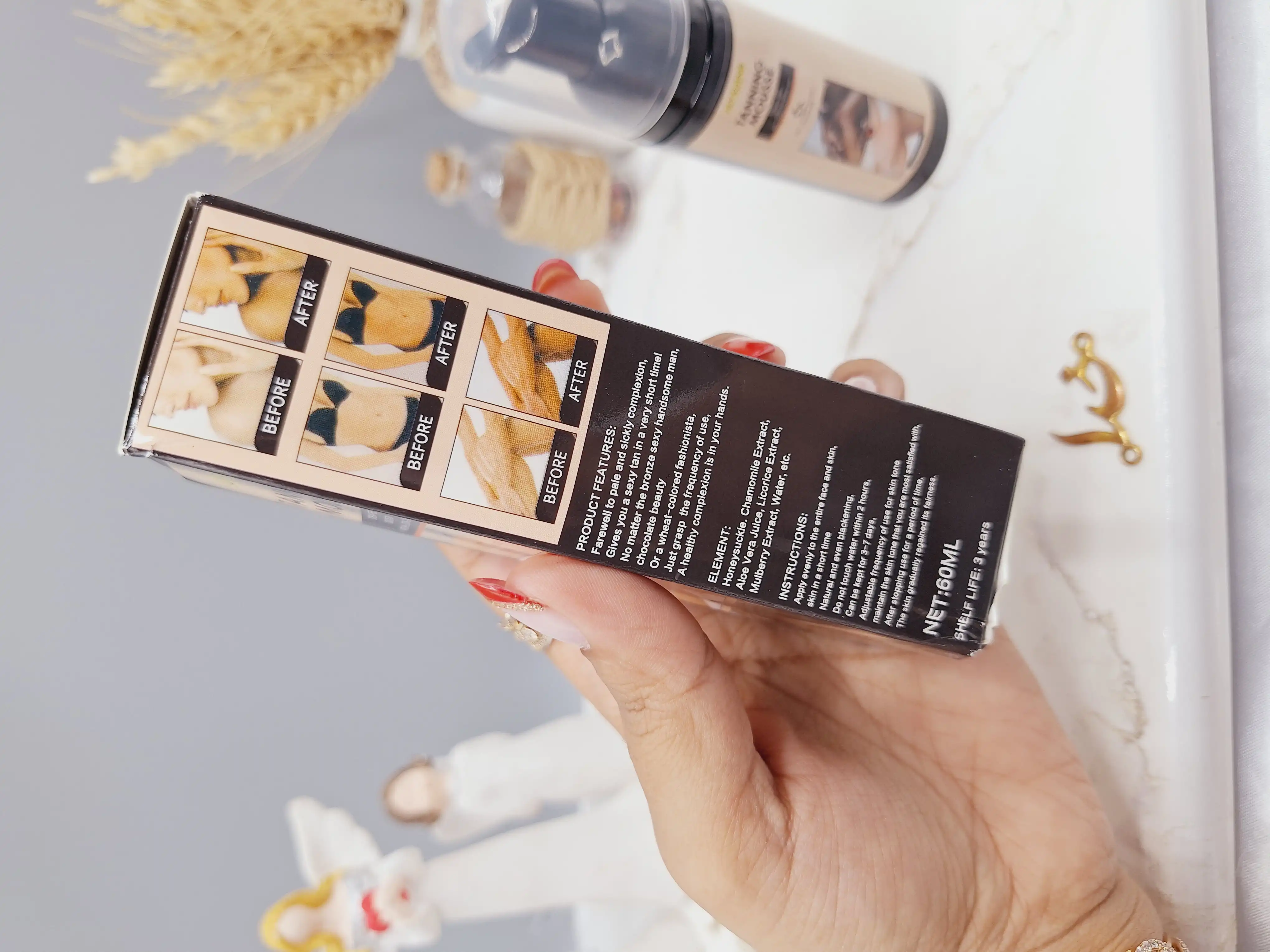 موس برنزه کننده پوست برند JAYSUING