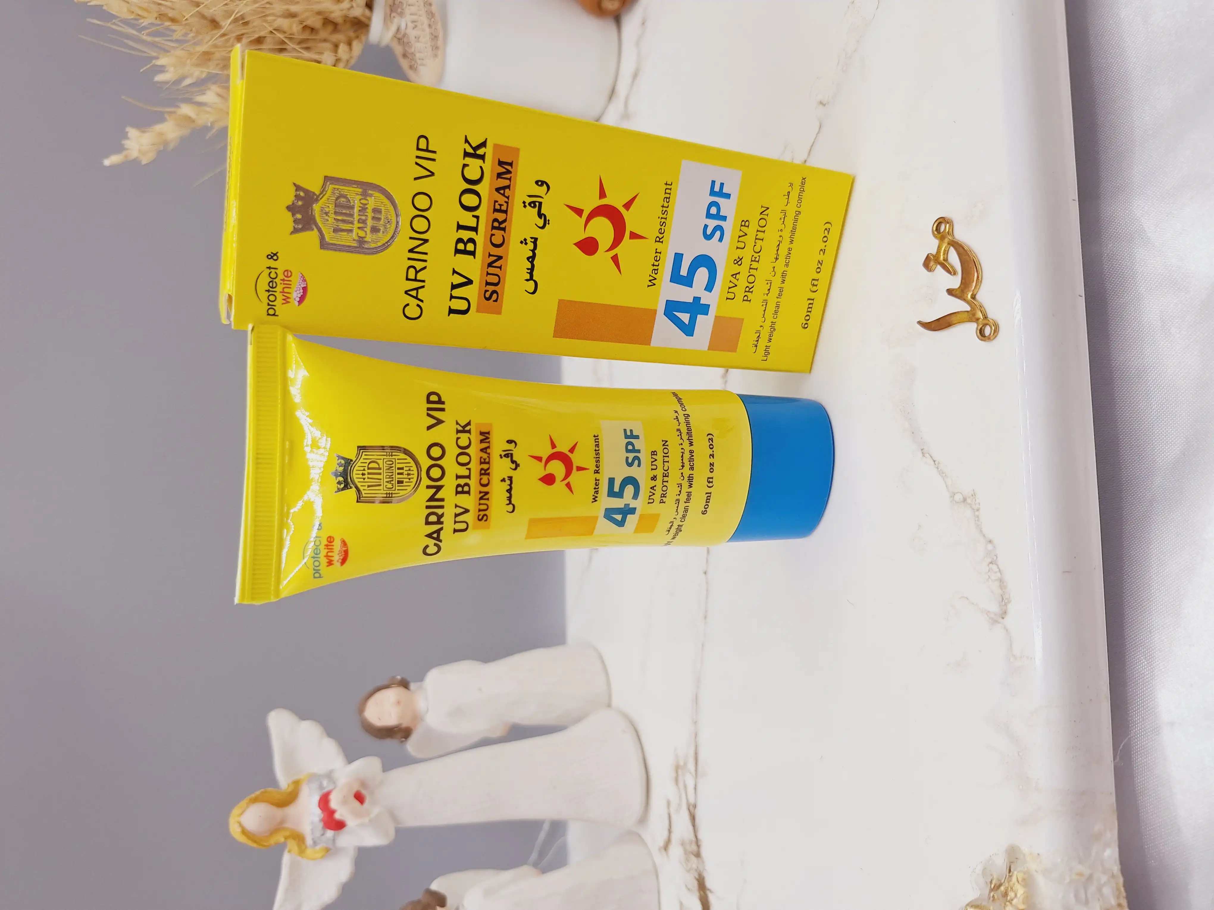 کرم ضدآفتاب spf 45 برند کارینو وی ای پی CARINOO VIP کد 5108