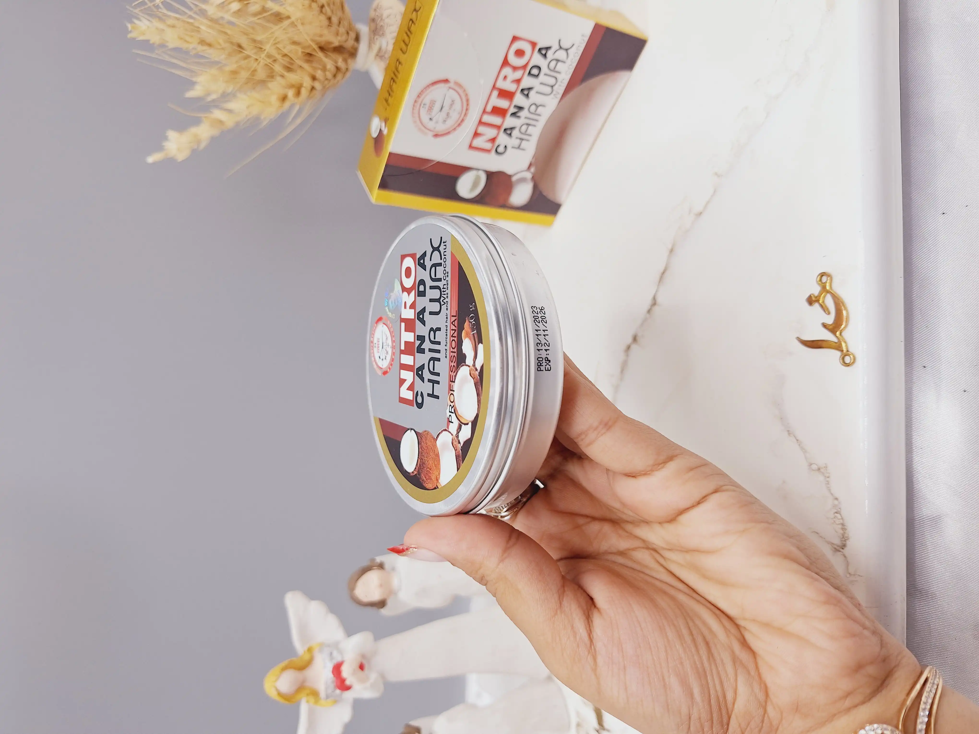 واکس مو با عصاره روغن نارگیل برند نیترو NITRO