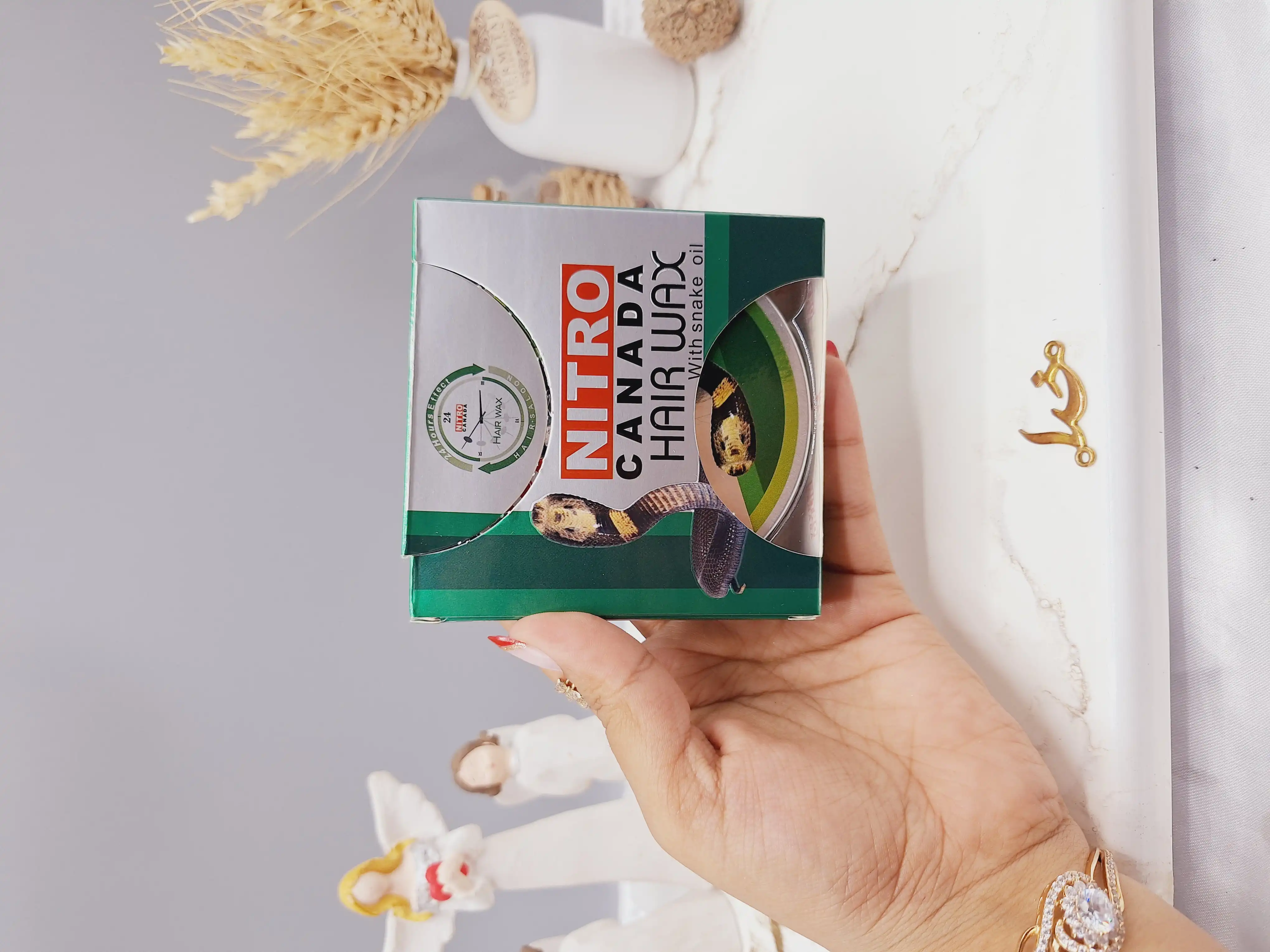 واکس مو با عصاره روغن مار برند نیترو NITRO