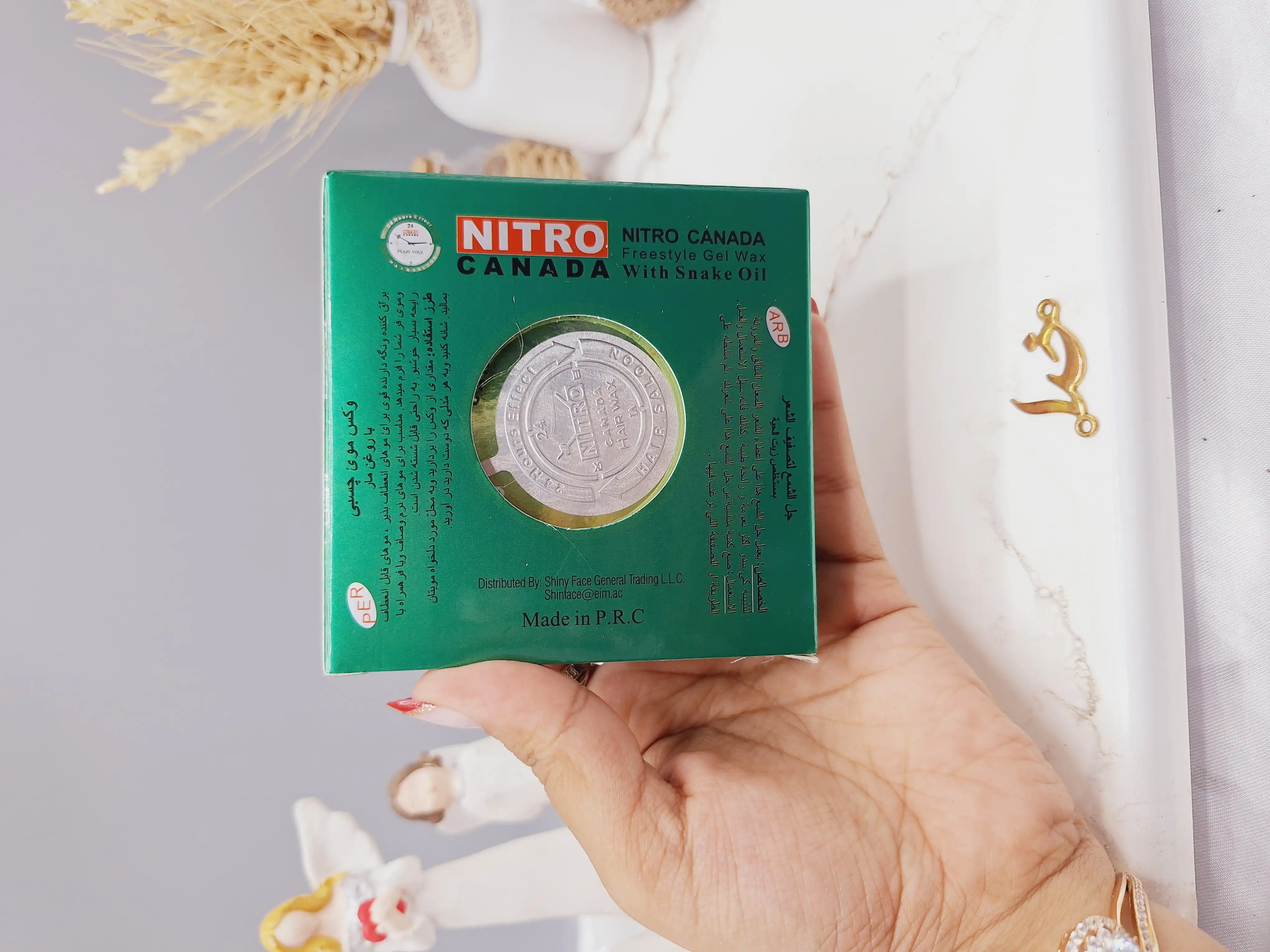 واکس مو با عصاره روغن مار برند نیترو NITRO