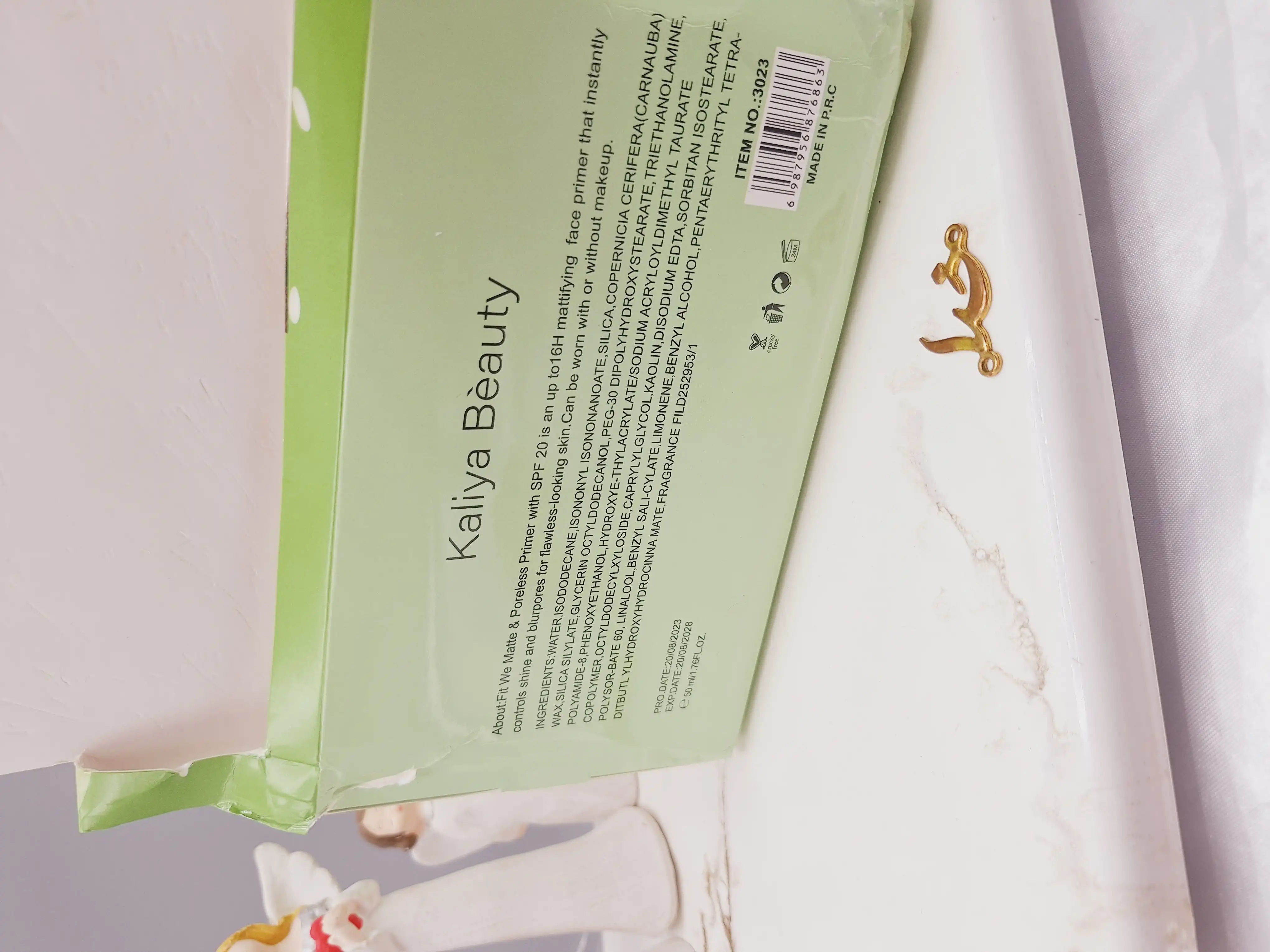 پرایمر صورت حاوی عصاره شیر و گندم برند کالیا بیوتی Kalia Beauty کد 3023