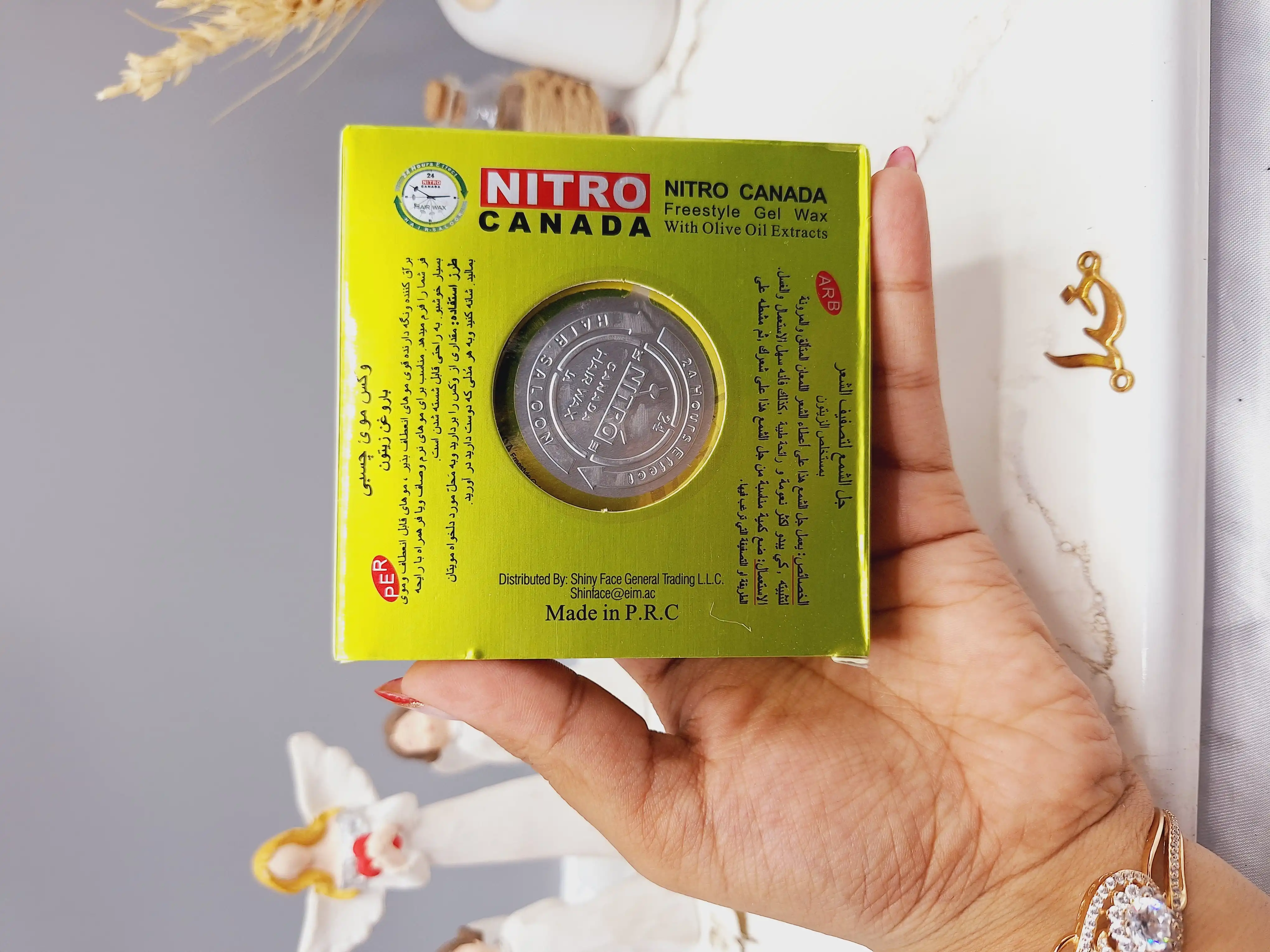 واکس مو با عصاره روغن زیتون برند نیترو NITRO