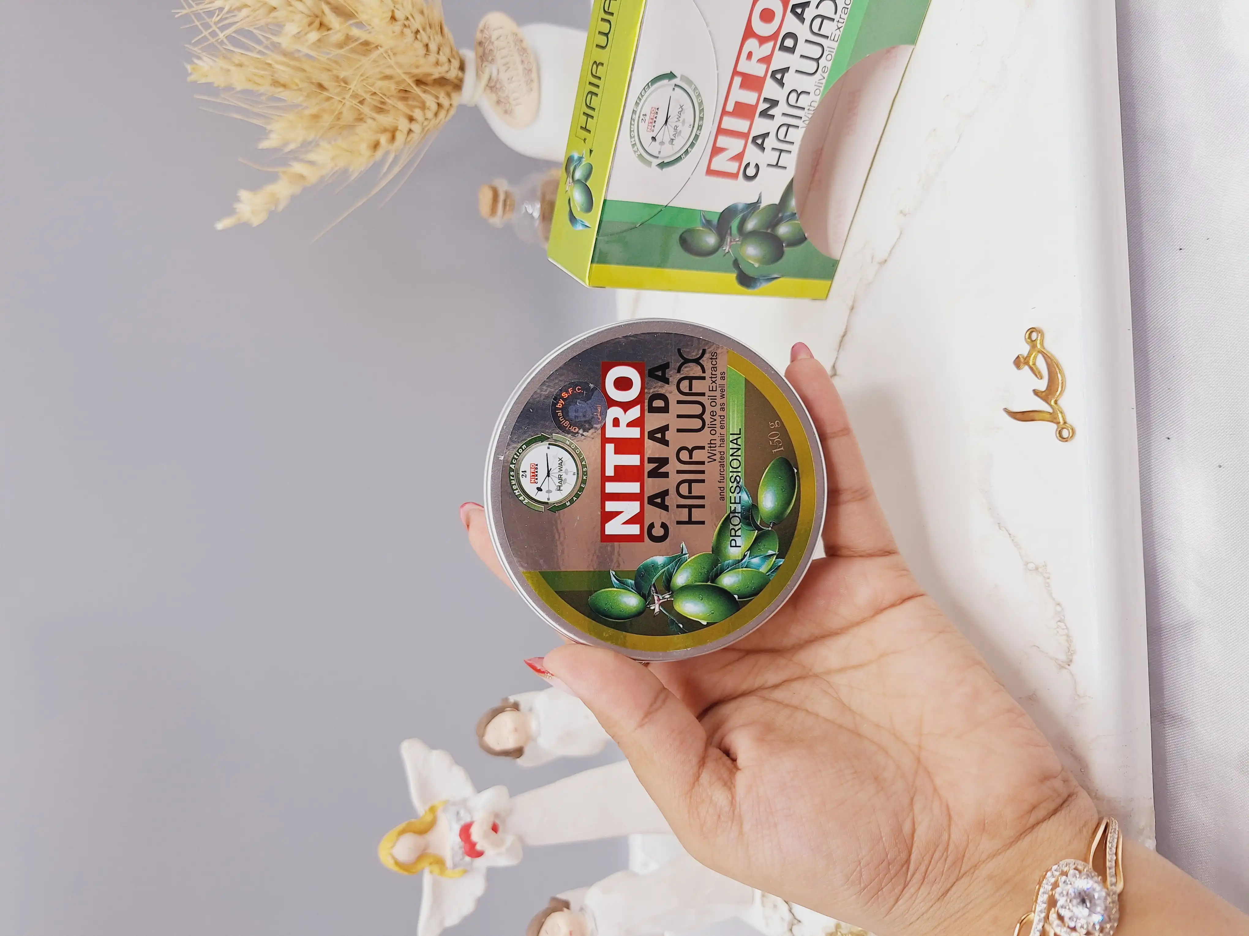 واکس مو با عصاره روغن زیتون برند نیترو NITRO