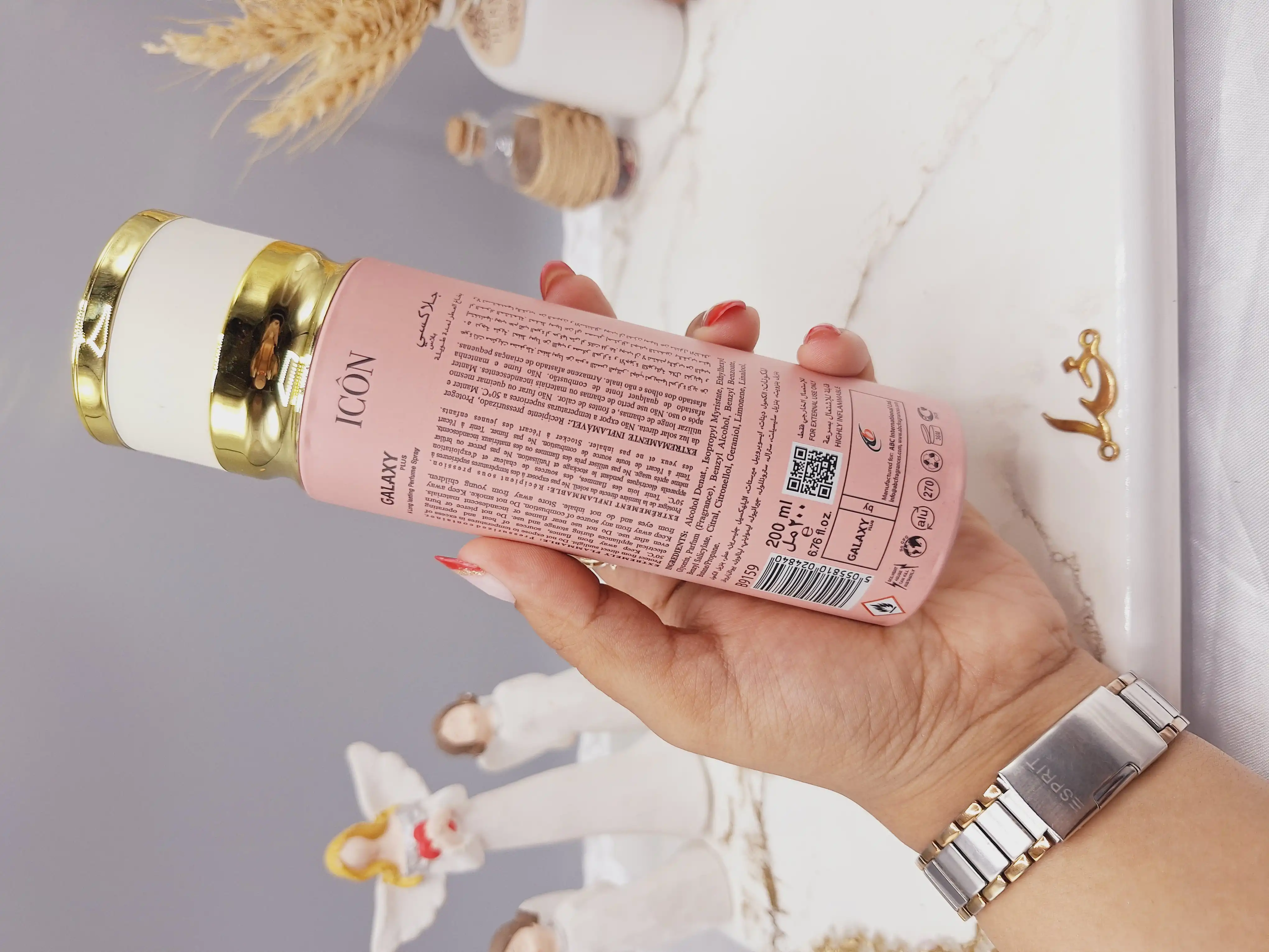 اسپری خوشبو کننده زنانه ICON برند گلکسی GALAXY کد 9159