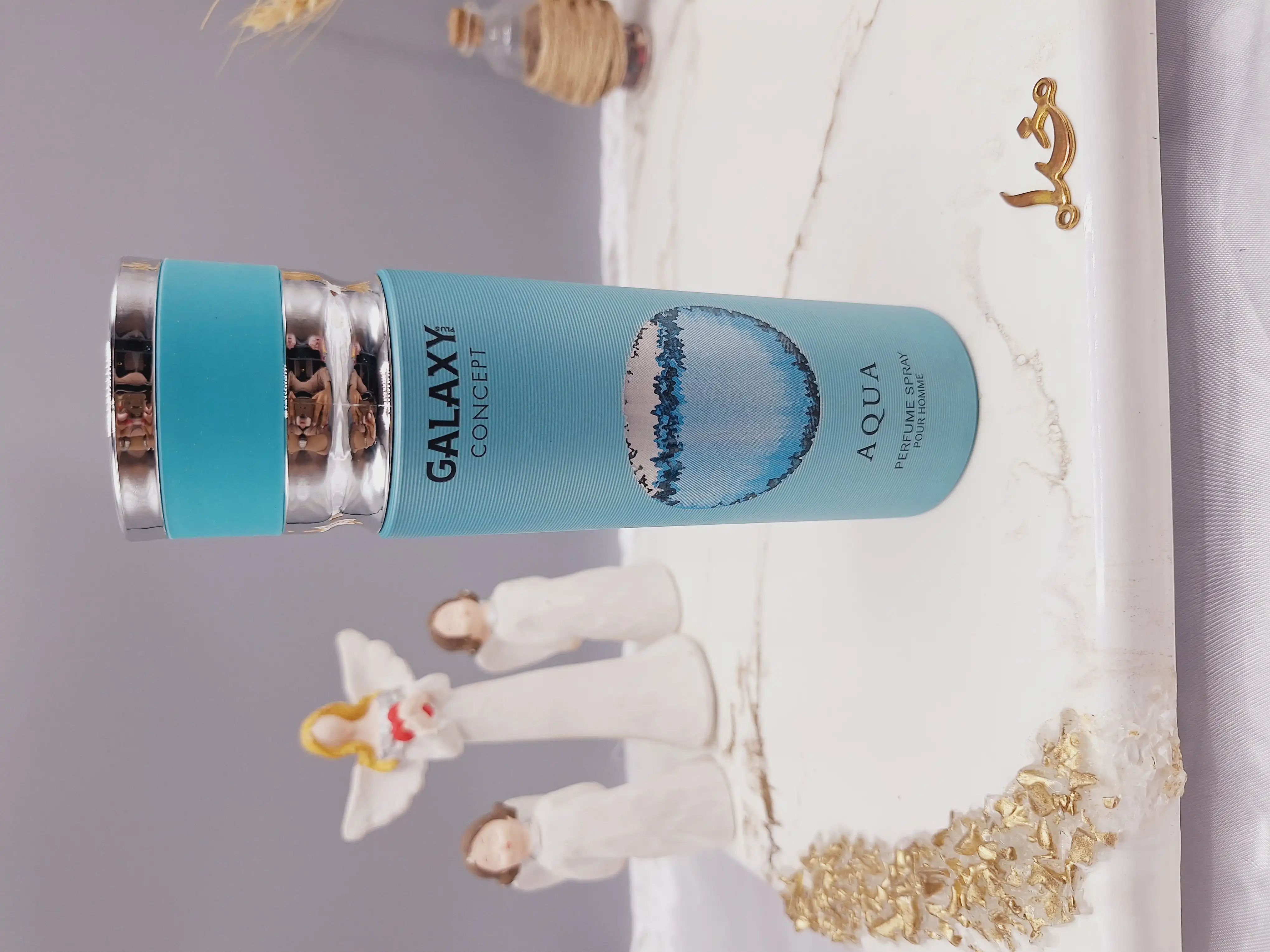 اسپری خوشبو کننده مردانه مدل آکوا AQUA برند GALAXY کد 8981