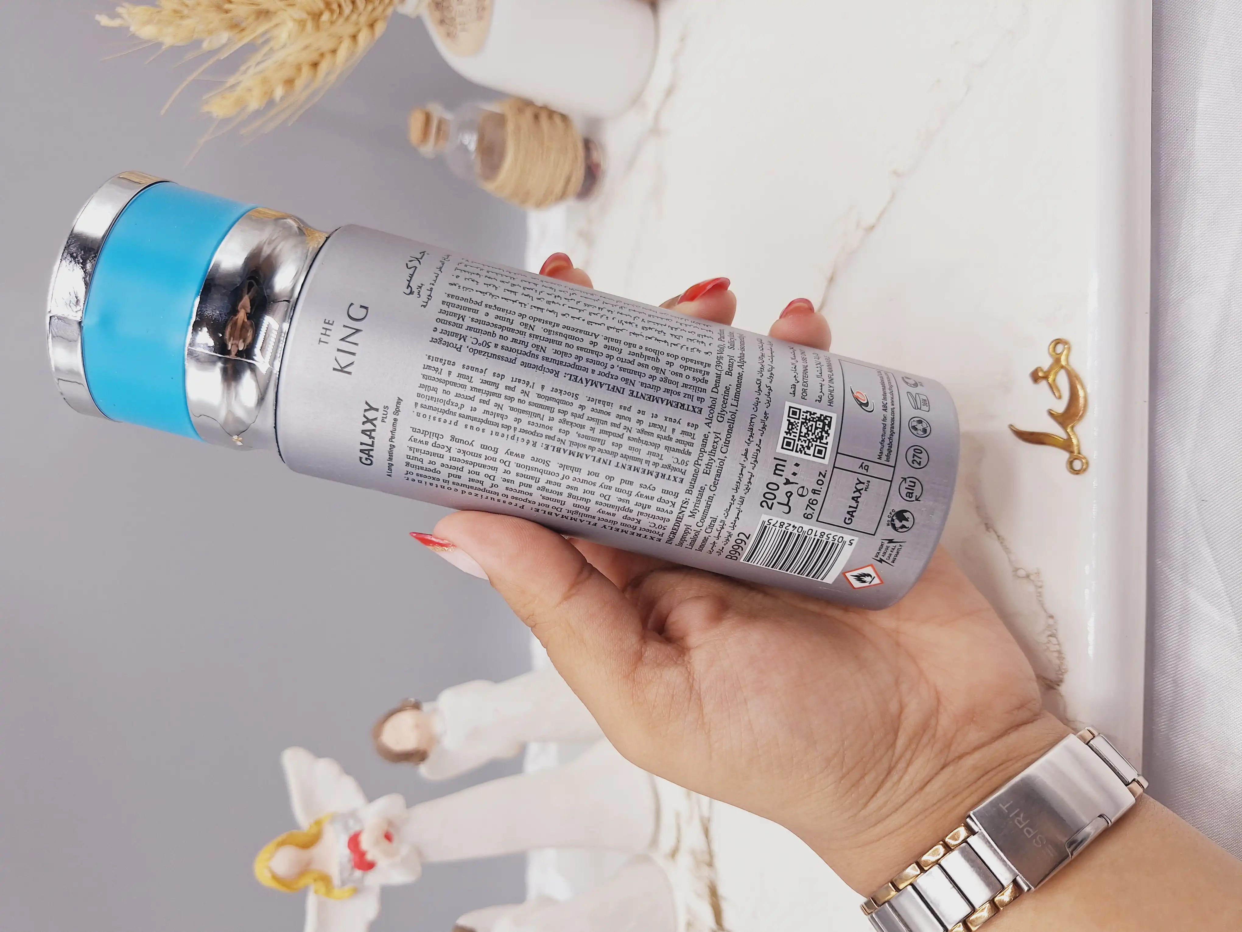 اسپری مردانه گلکسی galaxy مدل The King کد 9992