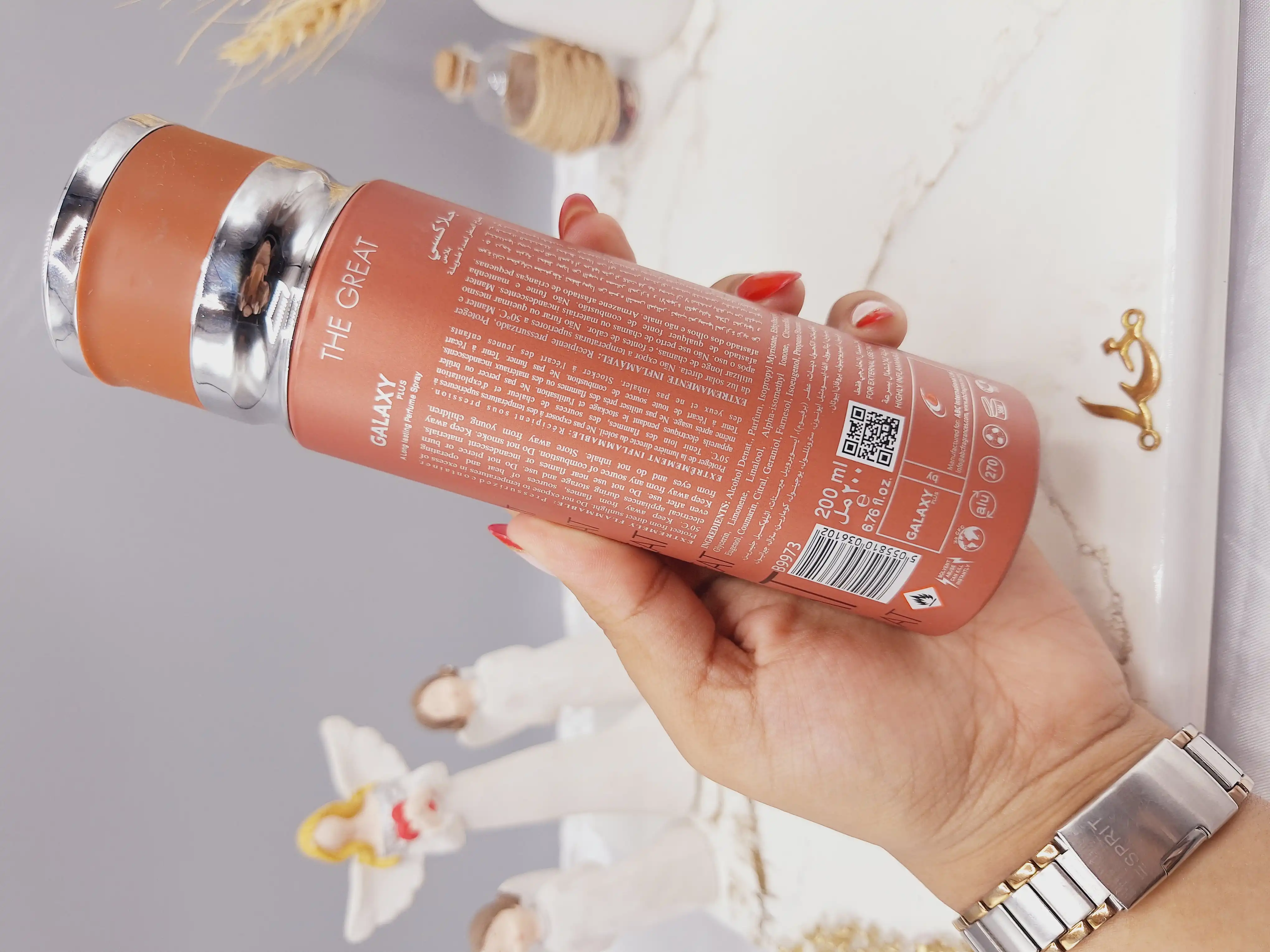 اسپری خوشبو کننده مردانه THE GEART برند گلکسی GALAXY کد 9973