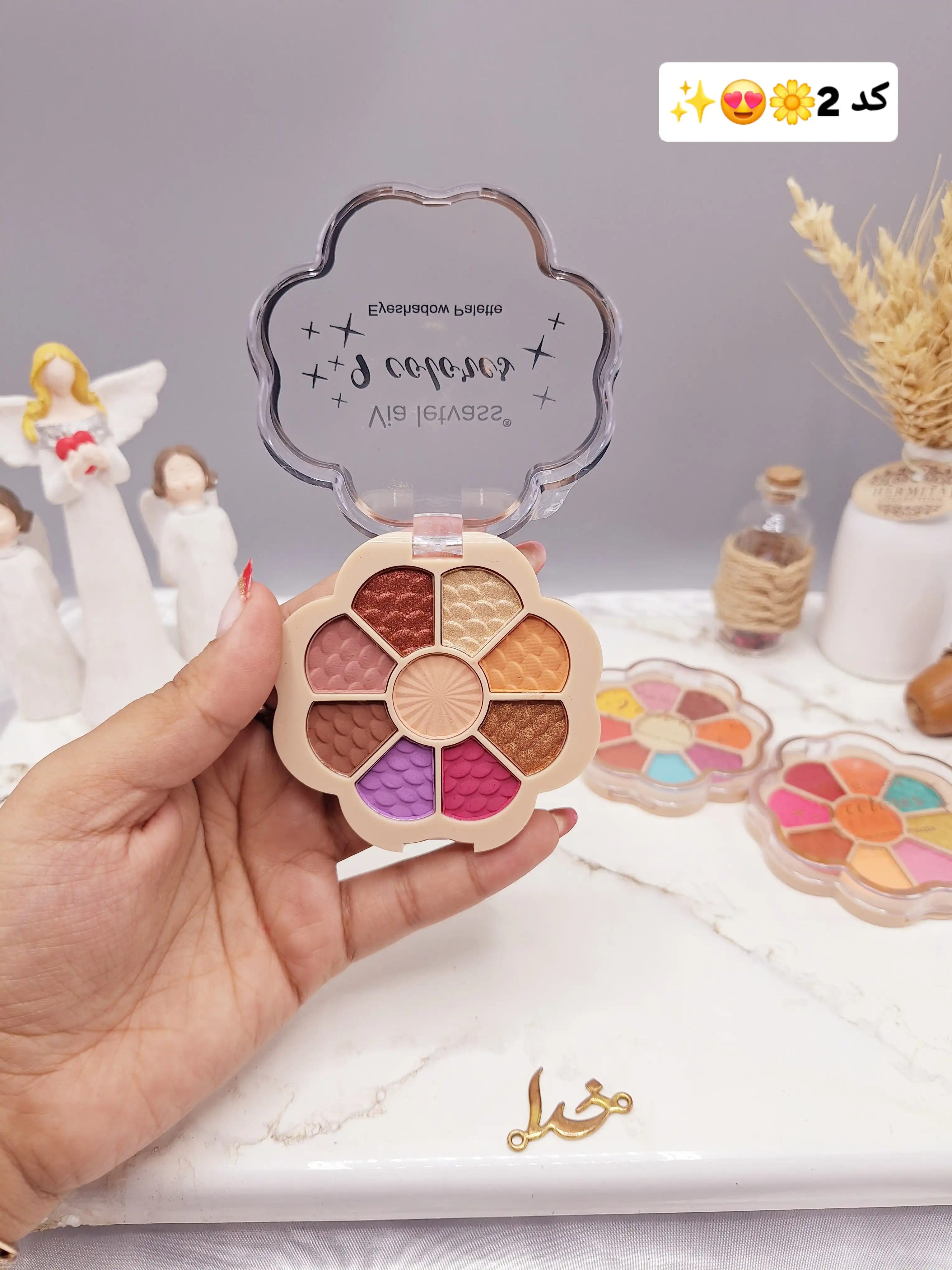 سایه نئونی طرح گل اورجینال 9 رنگ Via letvess کد V_009