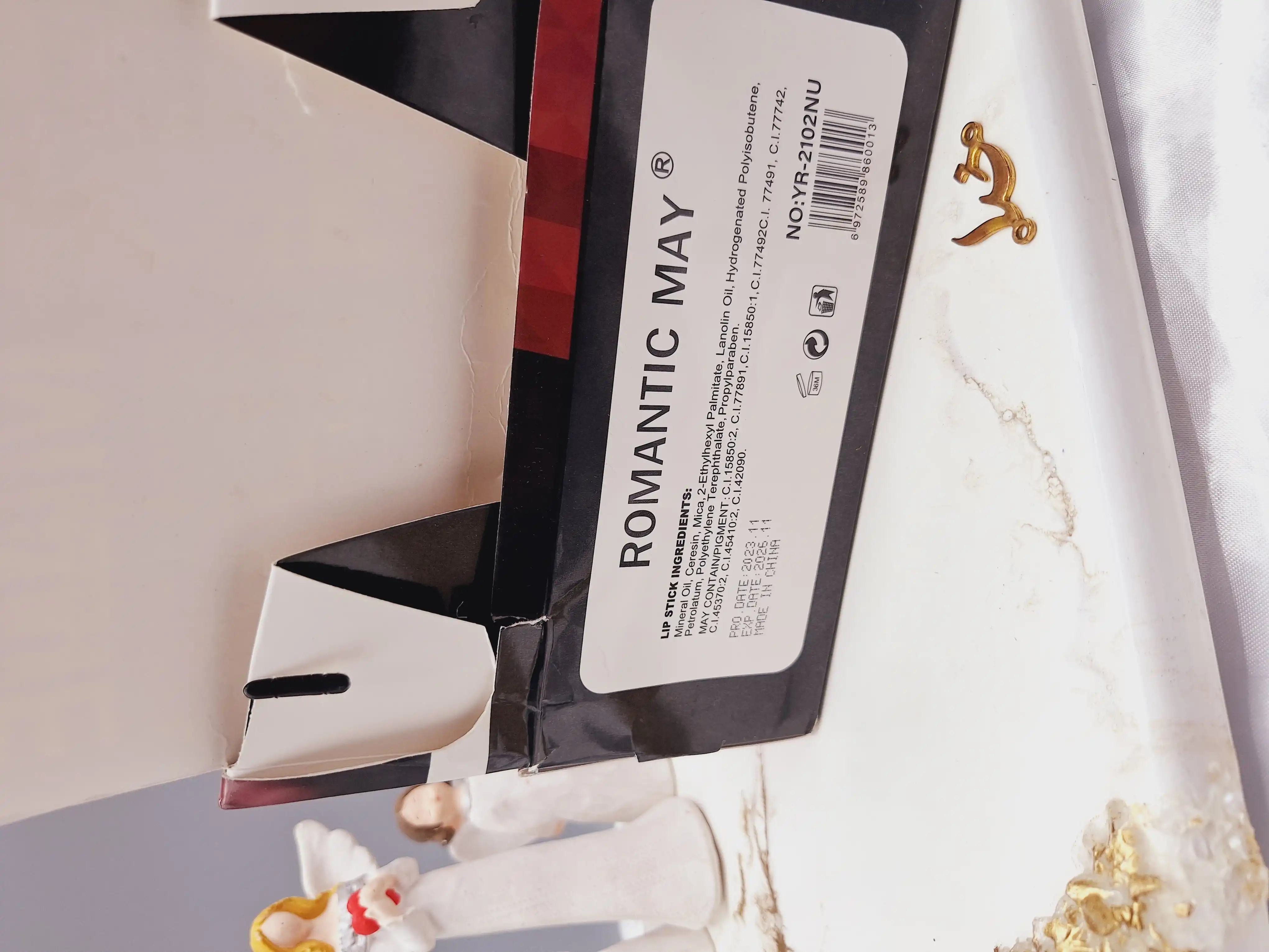 پک 6 تایی رژ جامد خوش رنگ Romantic May کد 2102