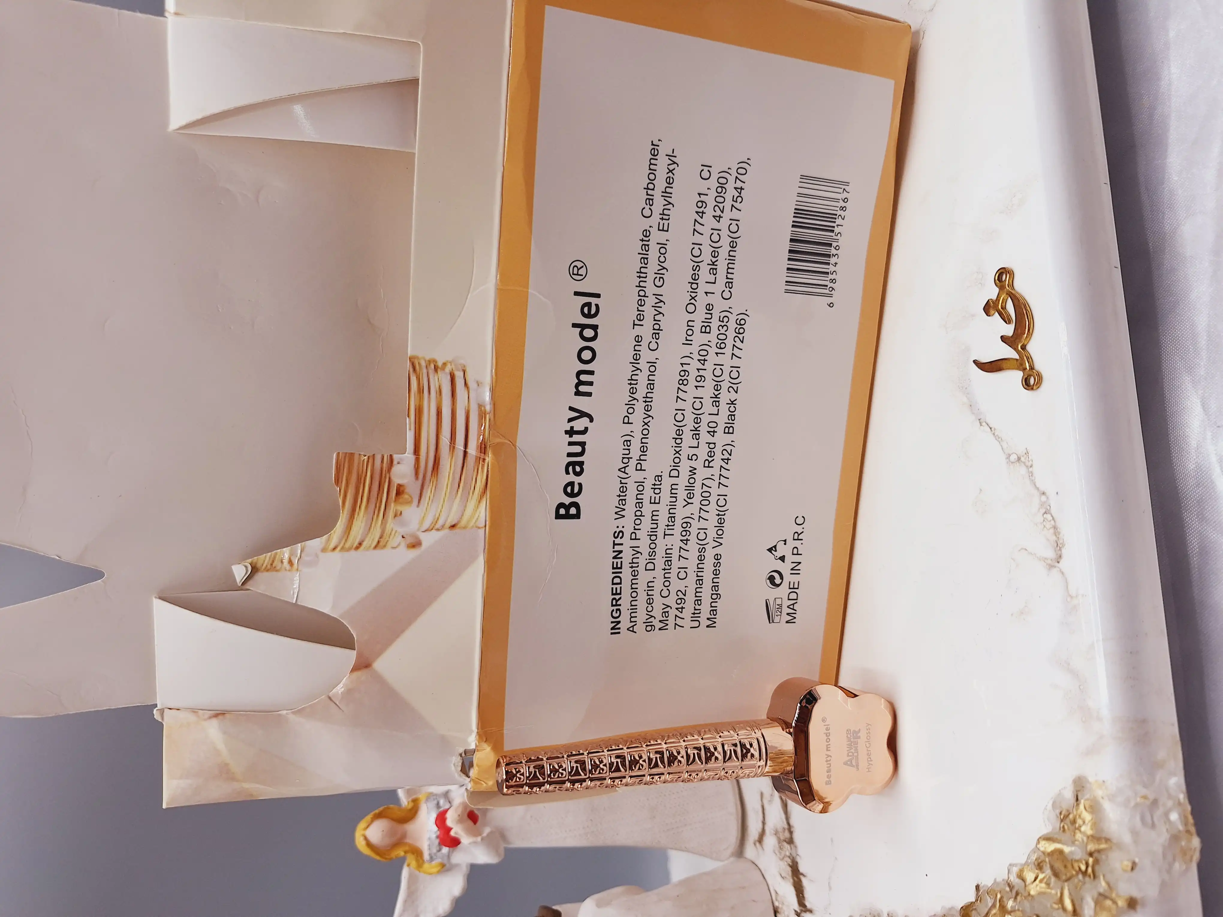 خط چشم مویی طرح ستاره دسته دار برند Beauty model کد E4072