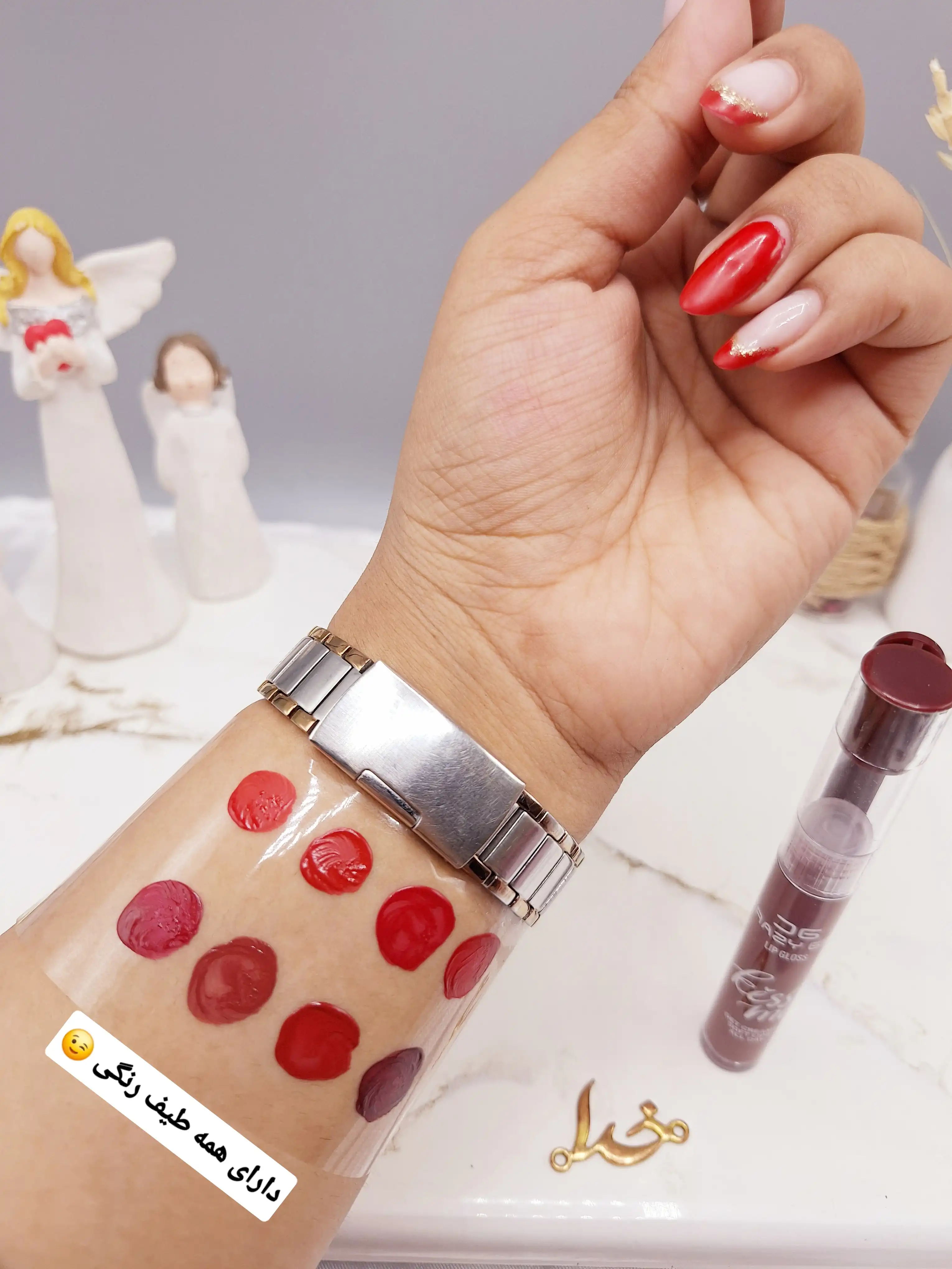 پک 8 تایی رژ مایع مدل خودکاری برند CRAZY GIRL کد CG_60