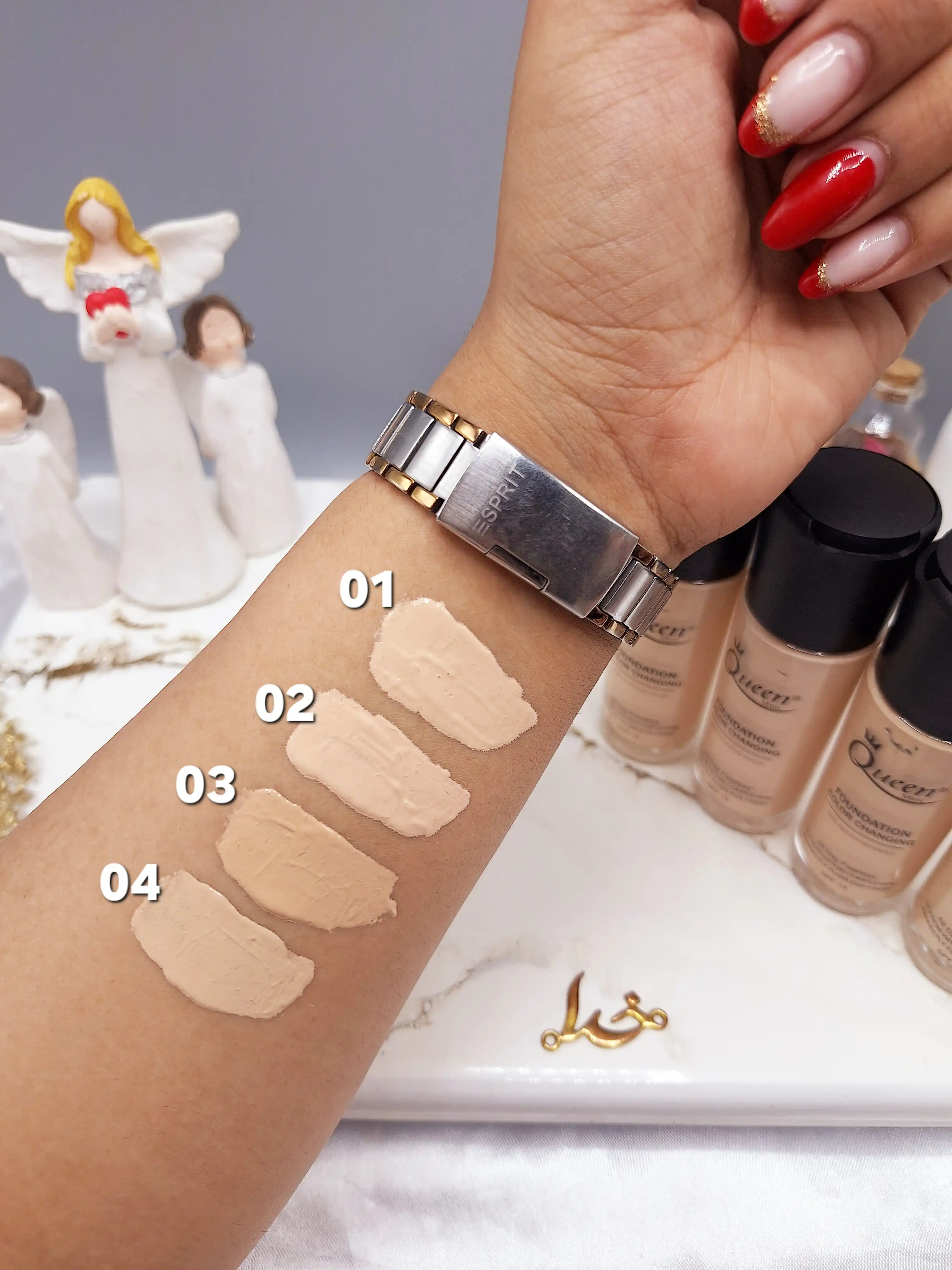 کرم پودر دارای SPF15 برند Mini Queen کد CB8502