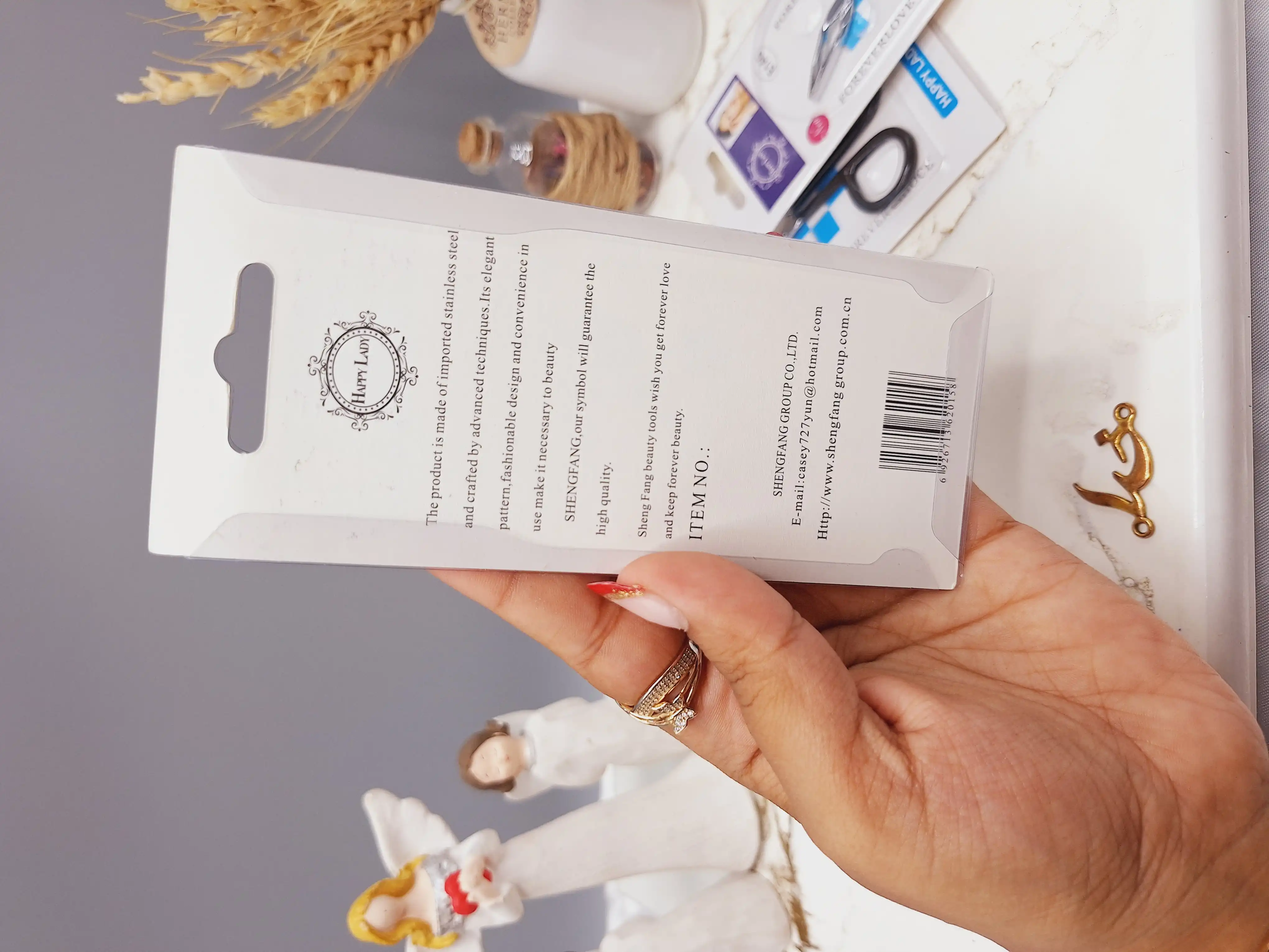 موچین سر کج با کیفیت برند هپی لیدی HAPPY LADY کد 20158