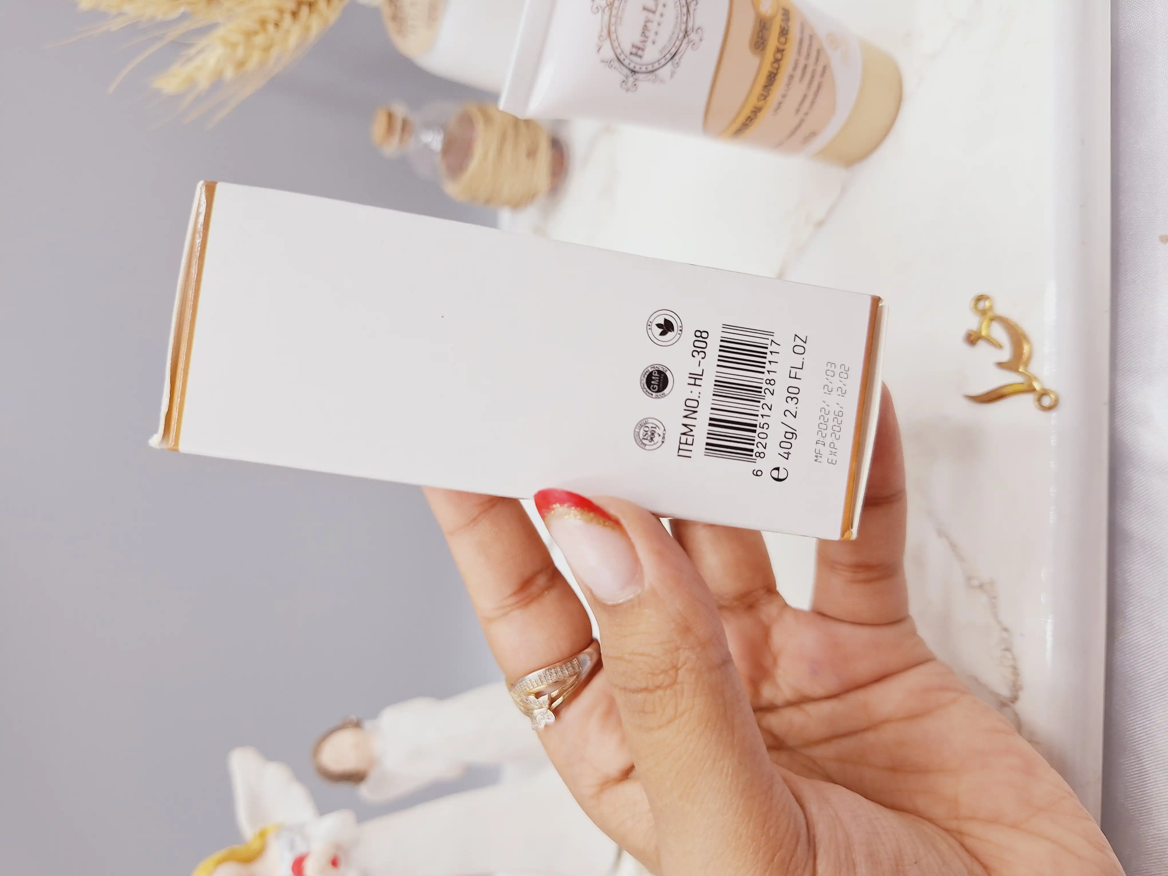 کرم ضد آفتاب ضد آب و بدون پارابن  با ‏SPF 50+‏ برند هپی لیدی HAPPY LADY کد HL_308