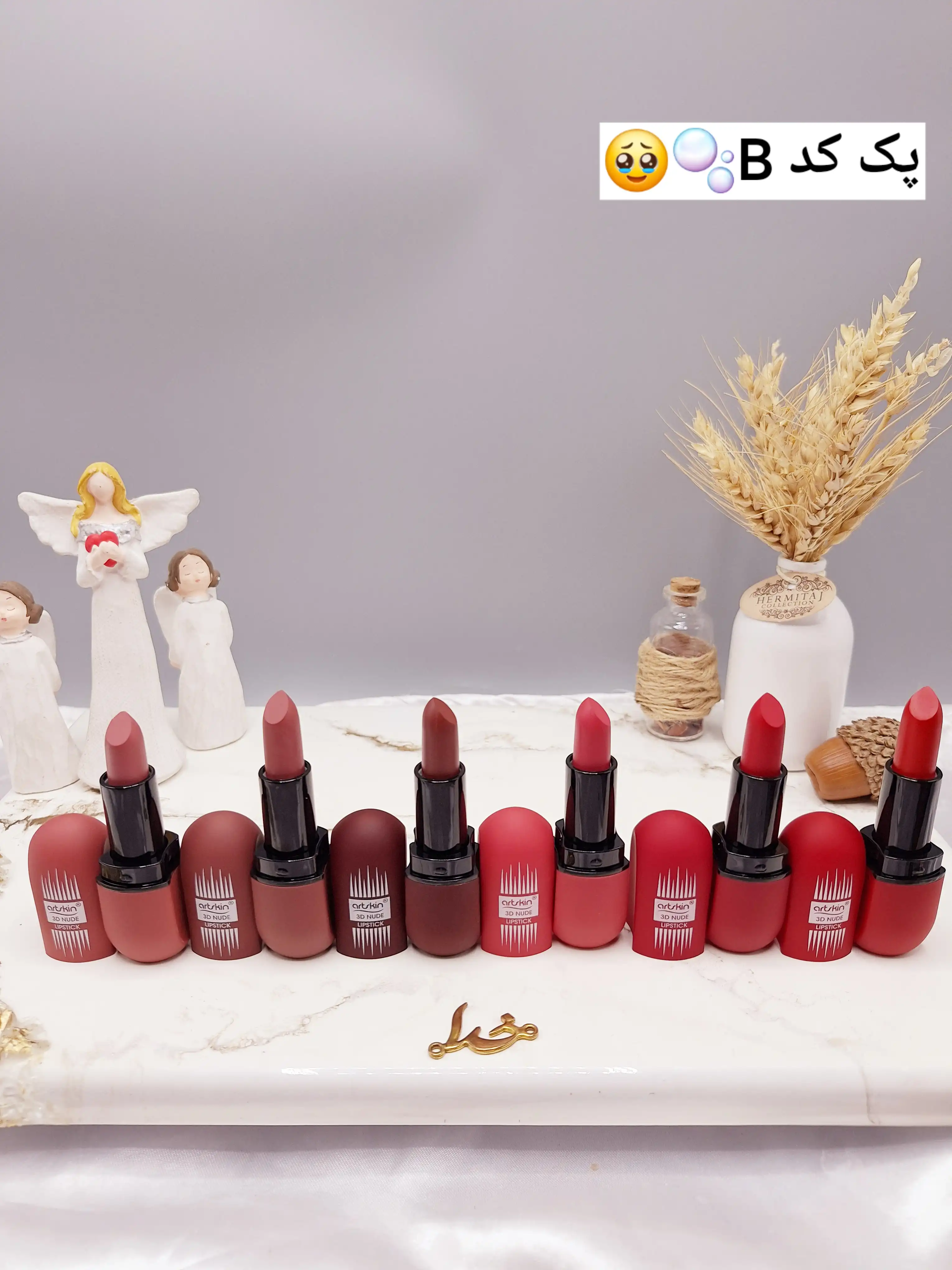 پک رژ جامد 6 تایی با رنگدهی بالا برند آرت اسکین کد AS971110_1