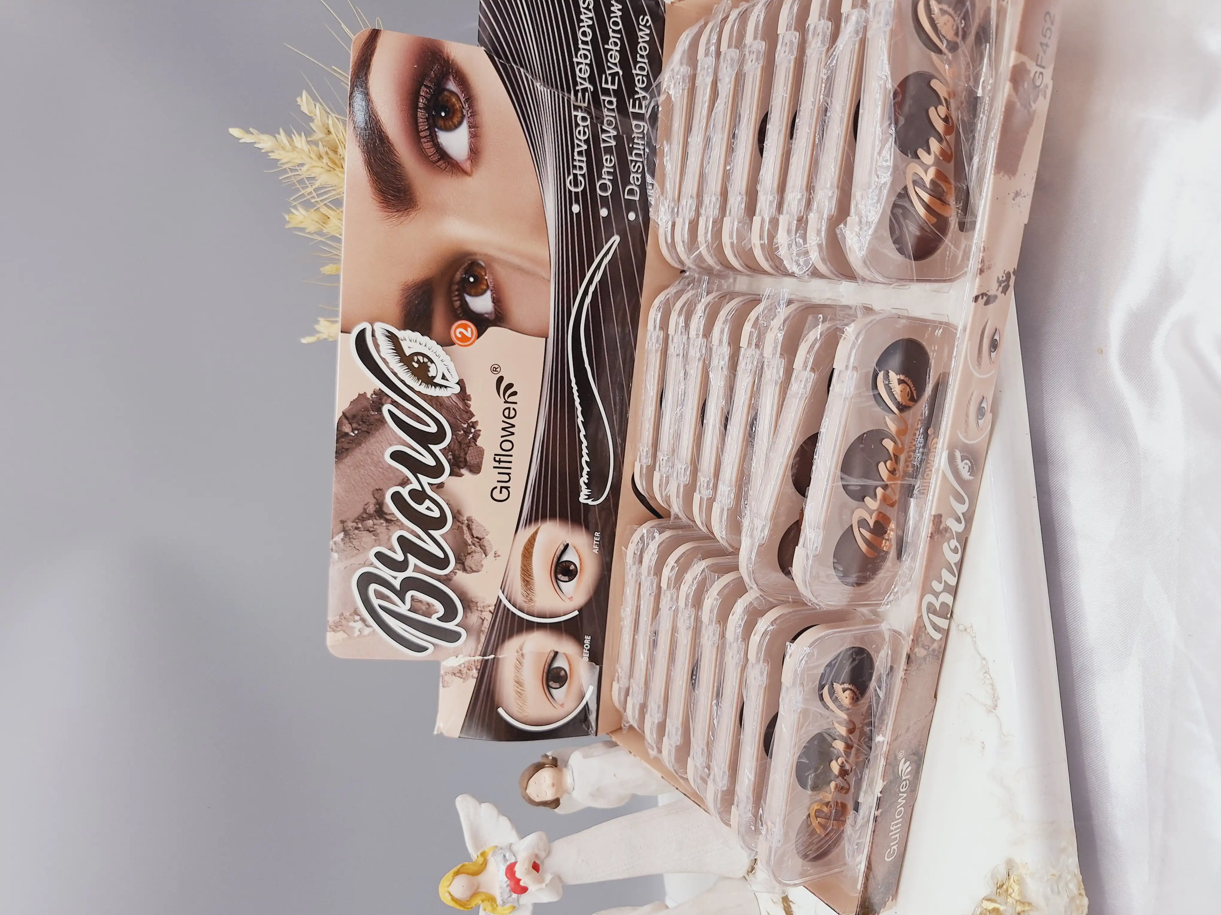 سایه ابرو پک 3 قلو همرا با براش برند Gulflower کد GF452