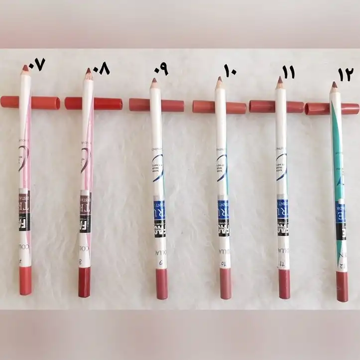 پک 12تایی خط لب کلاژن برند FACE کد 0721