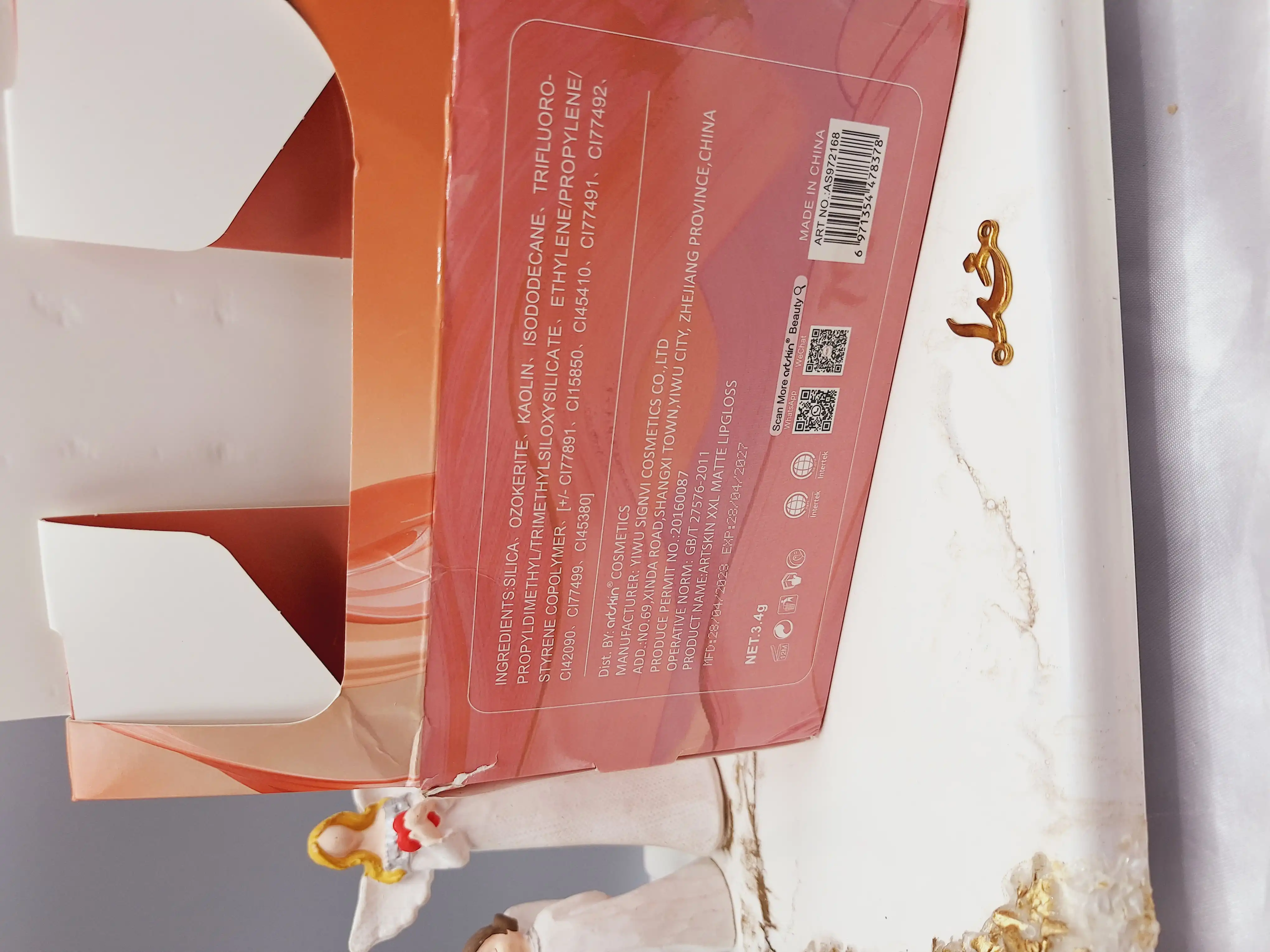 پک 6 تایی رژ مایع برند آرت اسکین کد AS972168