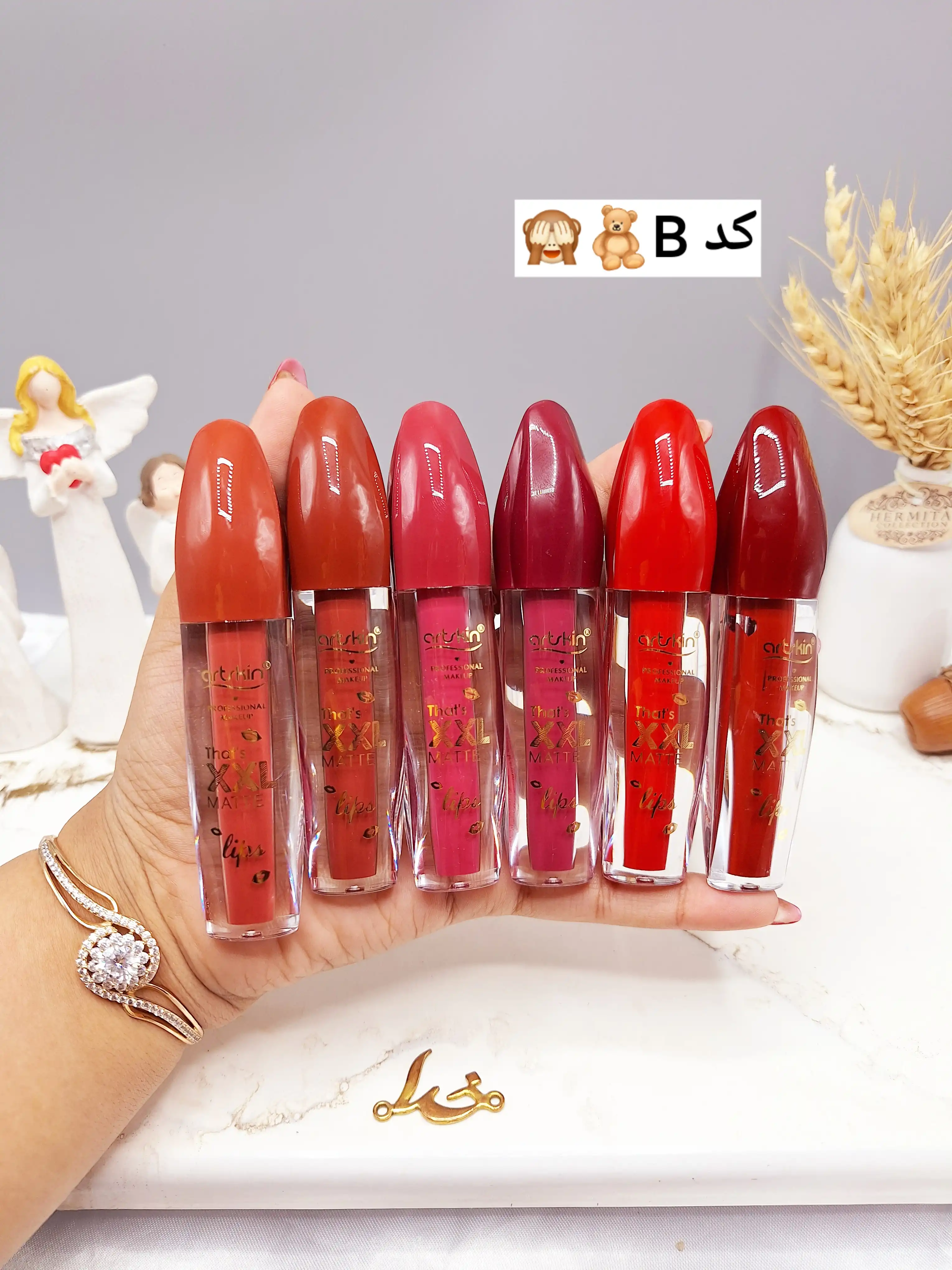 پک 6 تایی رژ مایع برند آرت اسکین کد AS972168