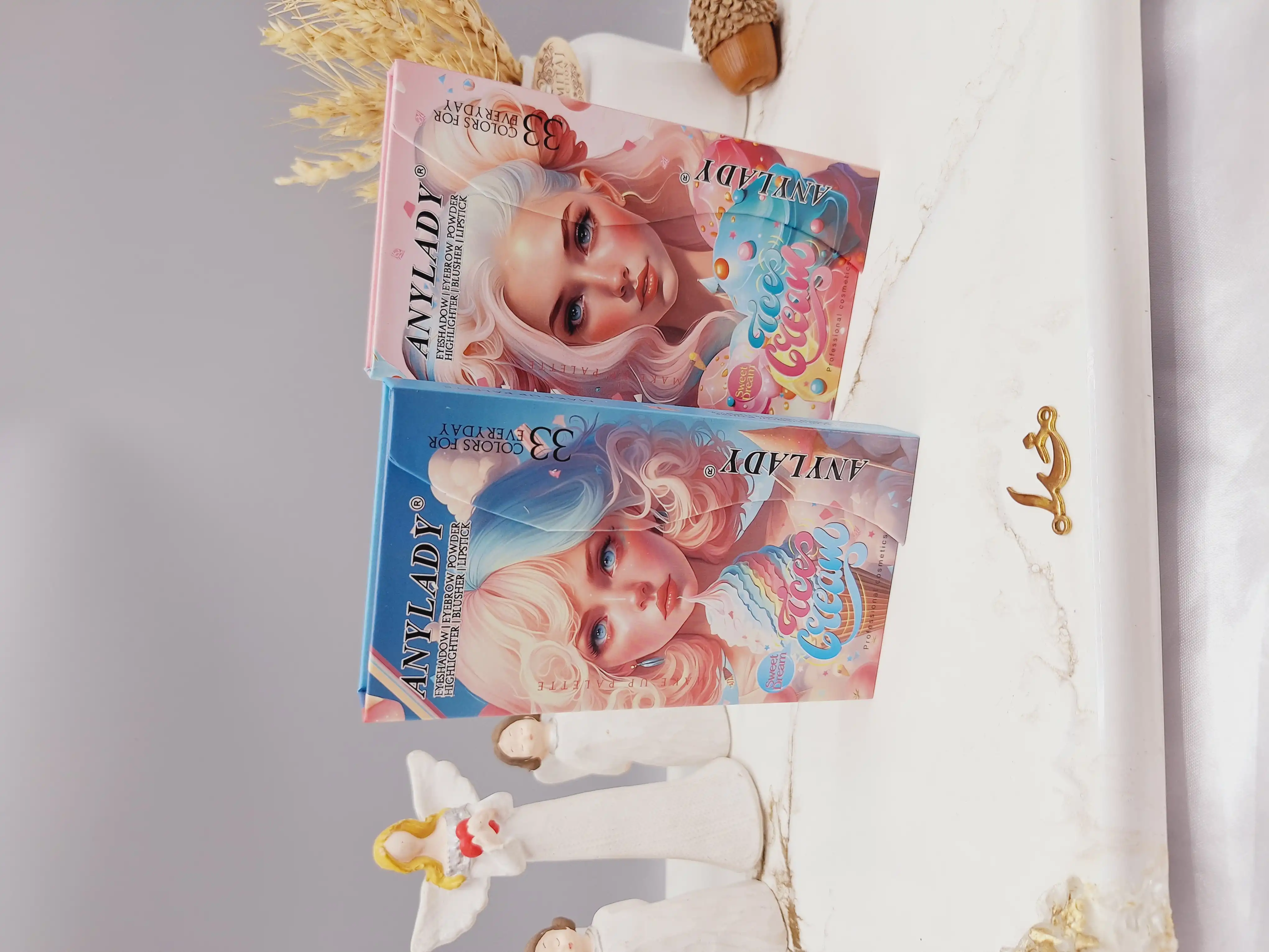 پالت سایه طرح دختر کاپ کیکی برند ANALIDI کد 8636U