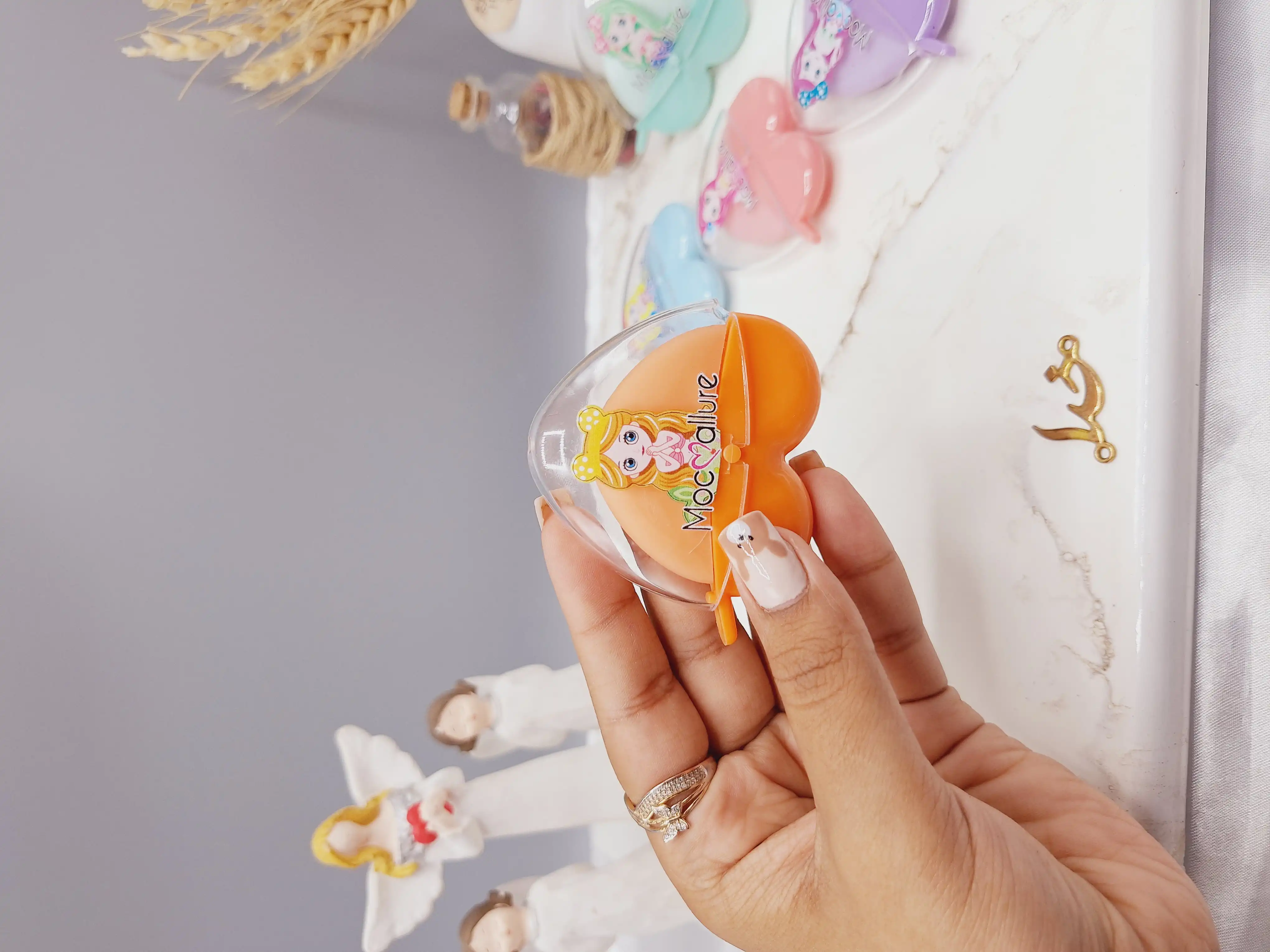 بالم لب کشویی طرح دختر پری دریایی برند موکالره کد