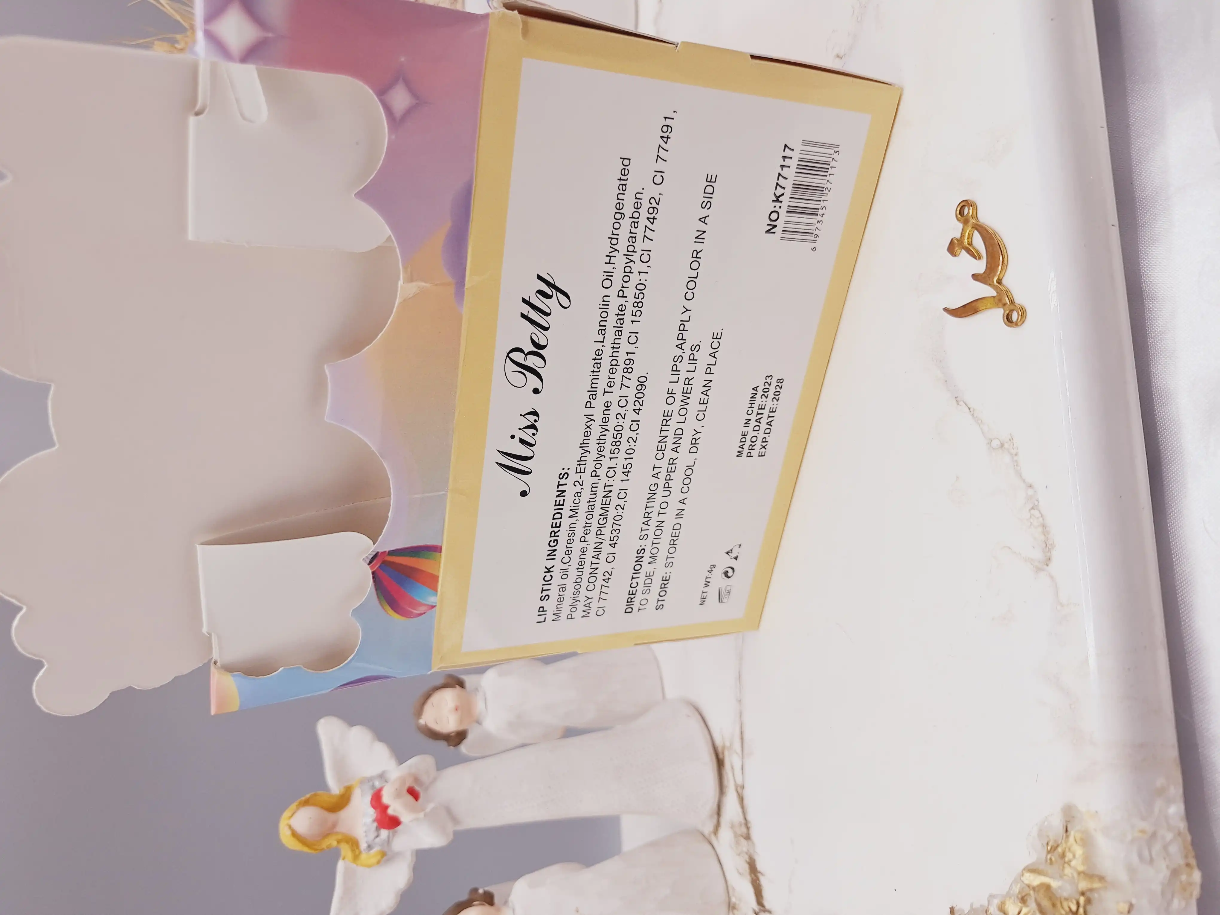 بالم لب طرح موش پوکه ای برند میس بیوتی کد 77117