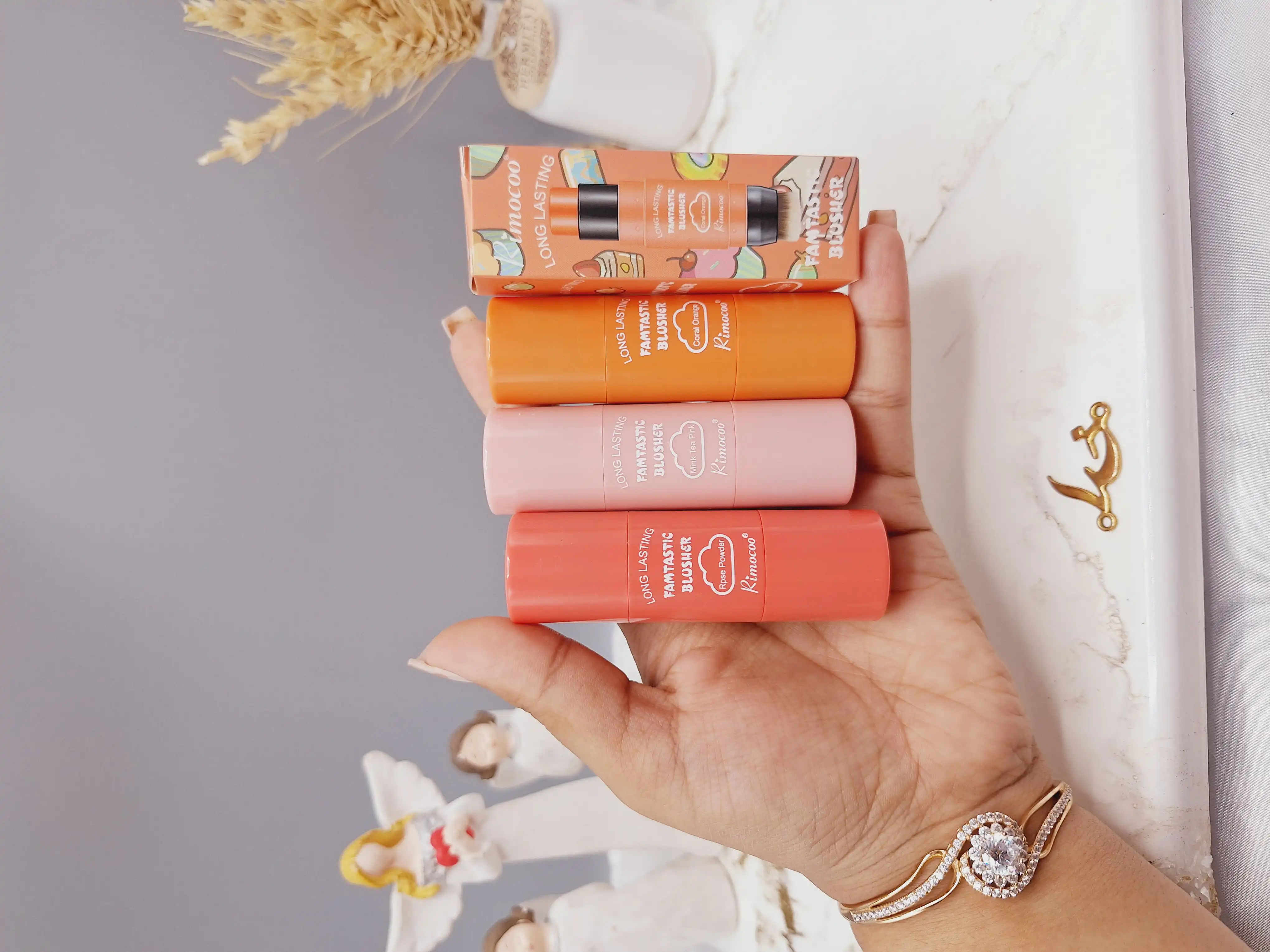 رژ گونه استیکی پرطرفدار با سر براش مخصوص برند ریمکو کد R1405