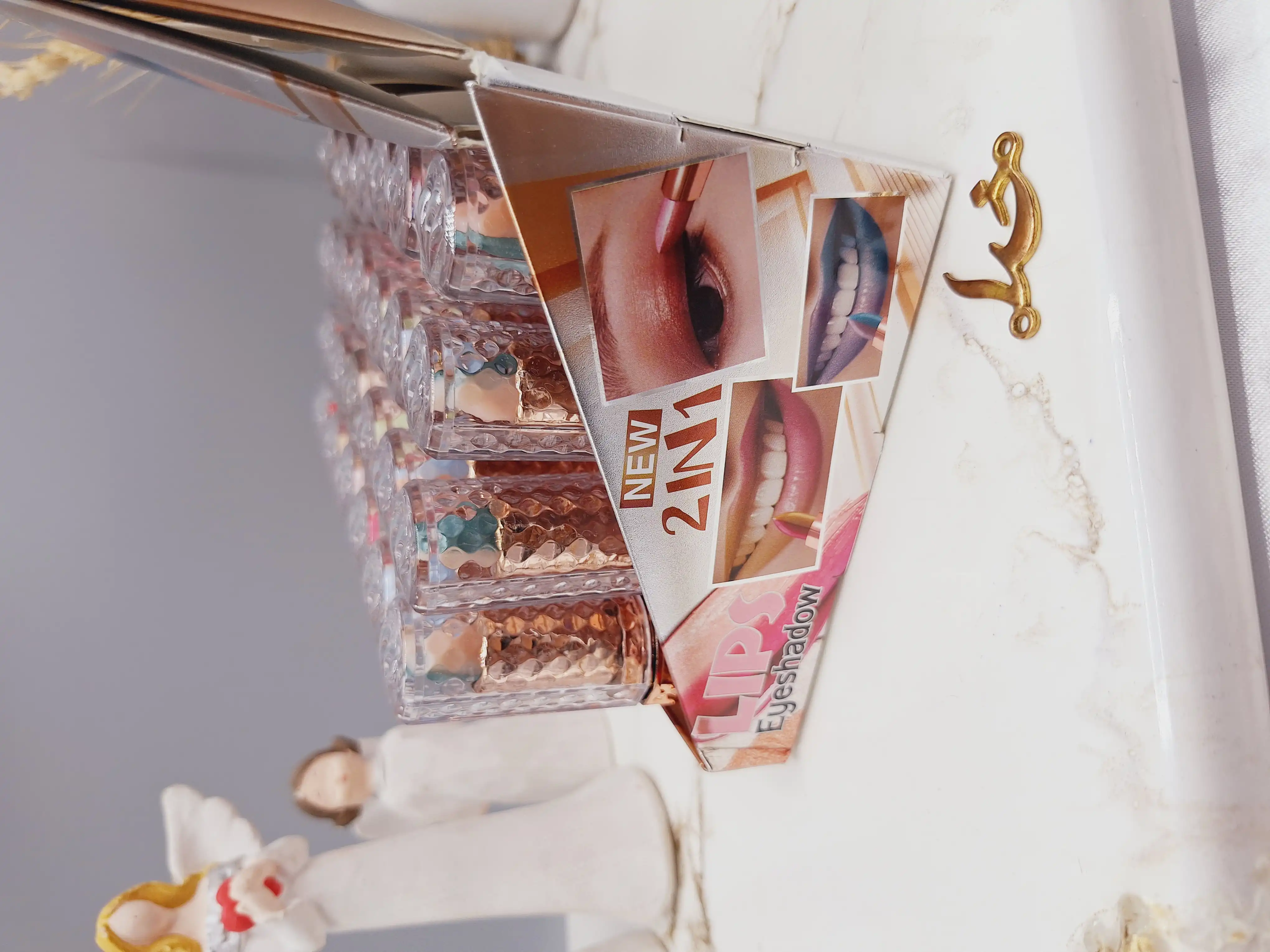 بالم و سایه چشم دو رنگ برند میس بیوتی Miss Betty کد 7749