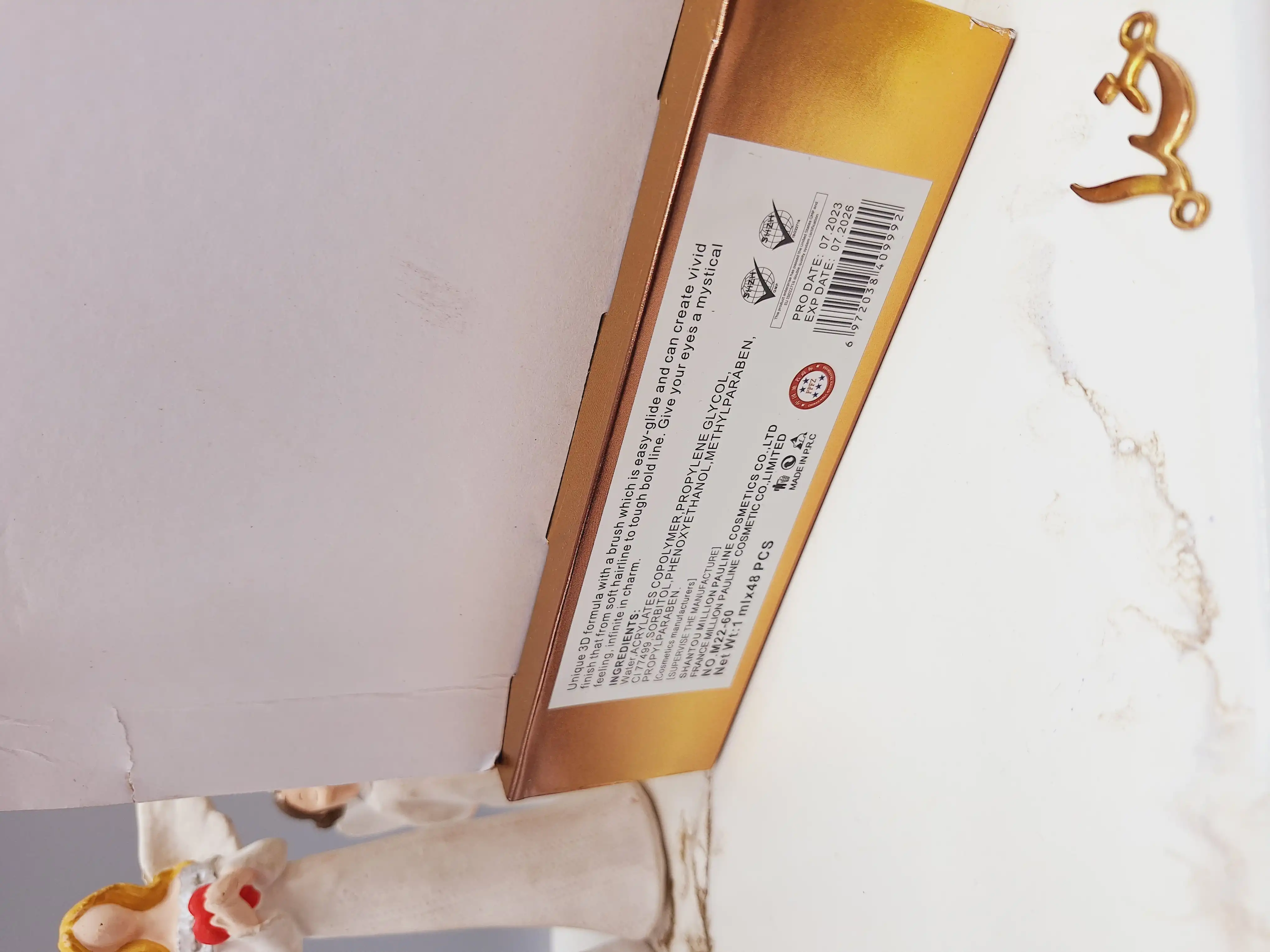 خط چشم ماژیکی ضدآب طرح گوزن برند Million Pauline کد m22-60