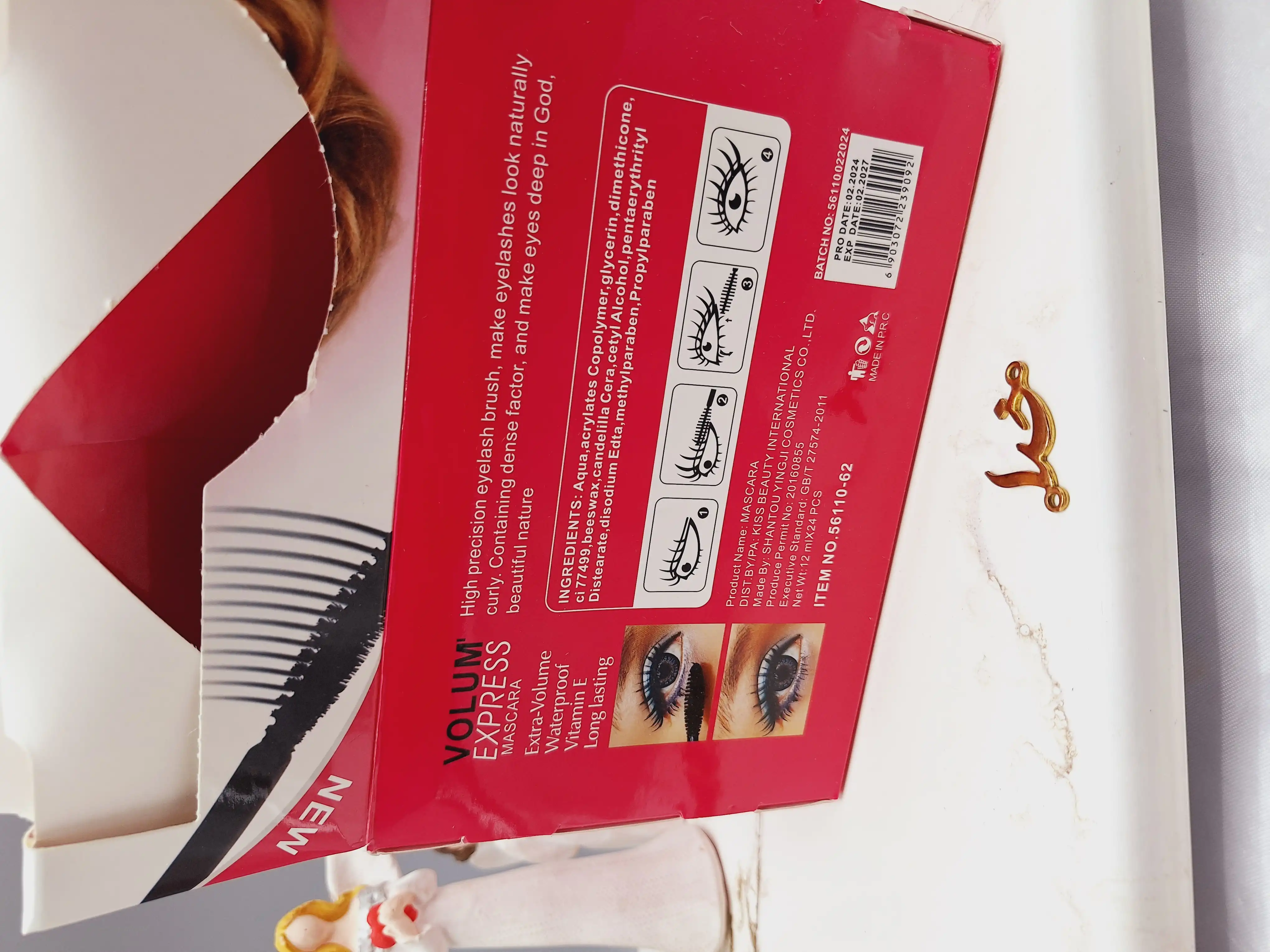 ریمل 8xl برند کیس بیوتی بسیار عالی و حجم دهنده و خورده مژه دار