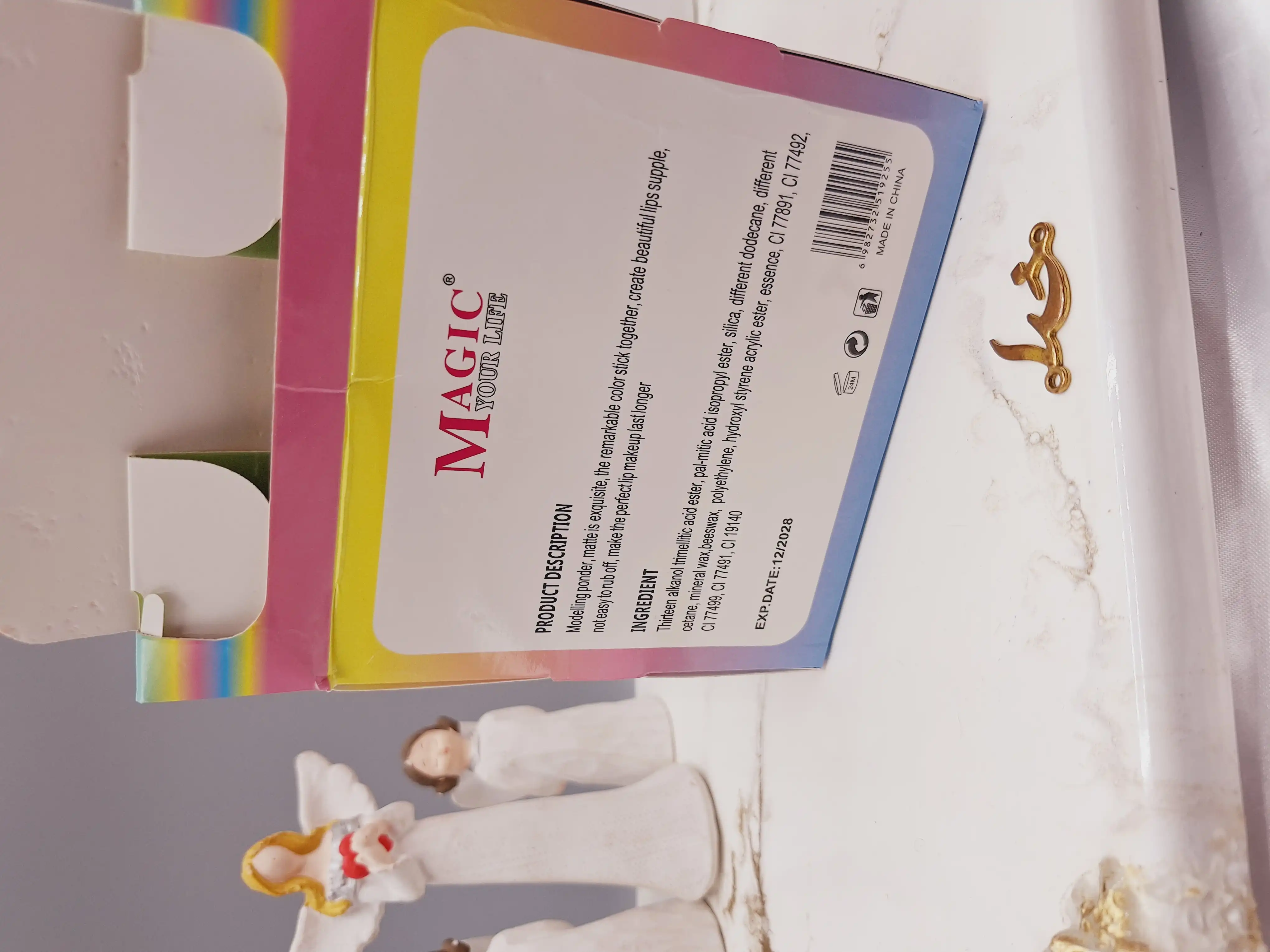 تینت لب طرح اسب تک شاخ شیشه ای برند مجیک کد LC25