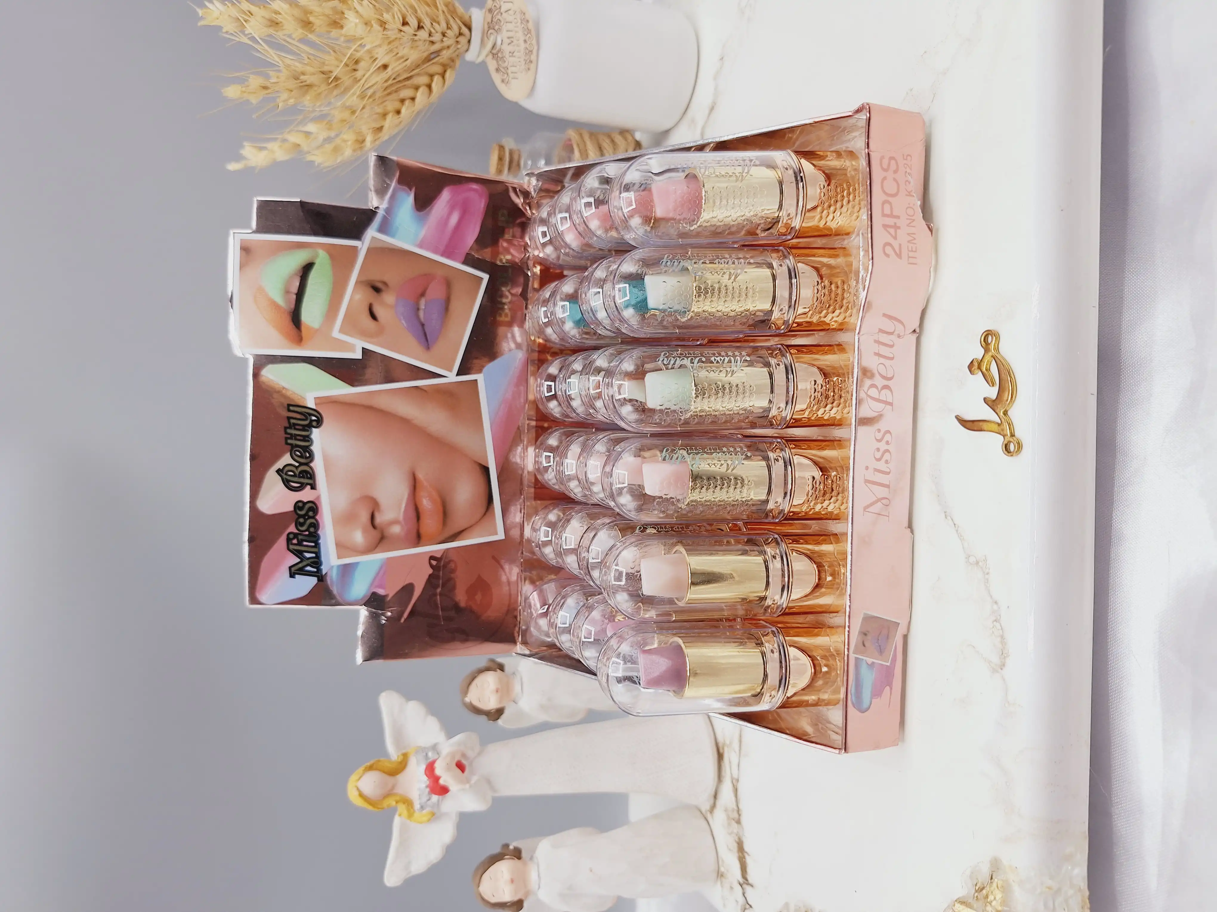 بالم و سایه چشم دو رنگ برند میس بیوتی Miss Betty کد 3325